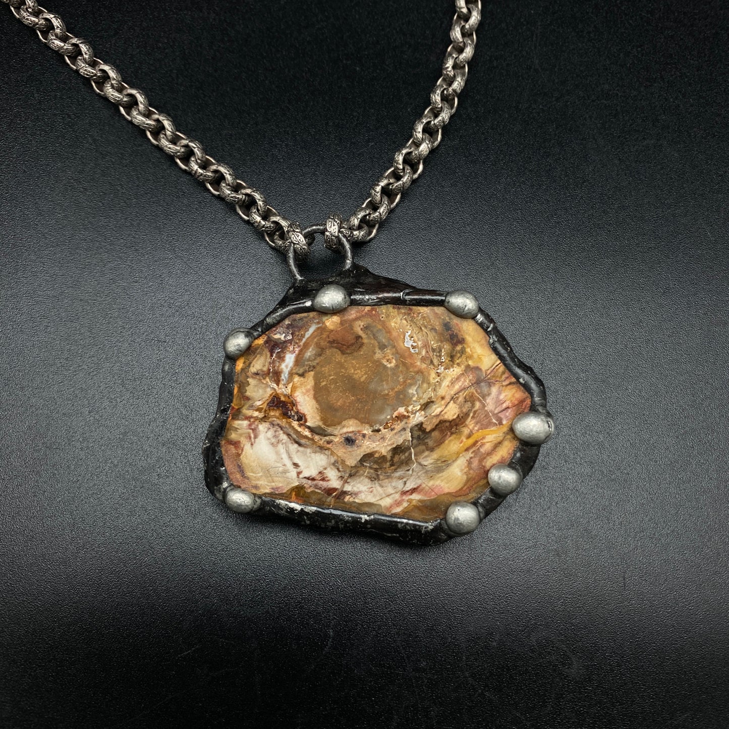 Goliath ~ Petrified Wood Necklace