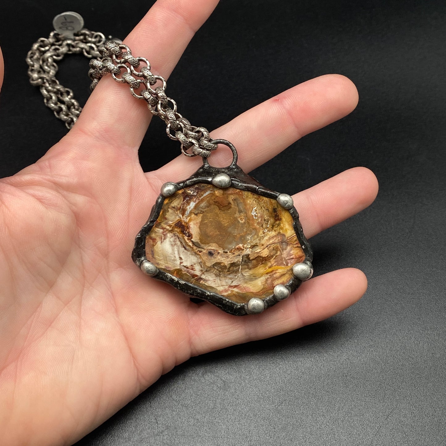 Goliath ~ Petrified Wood Necklace