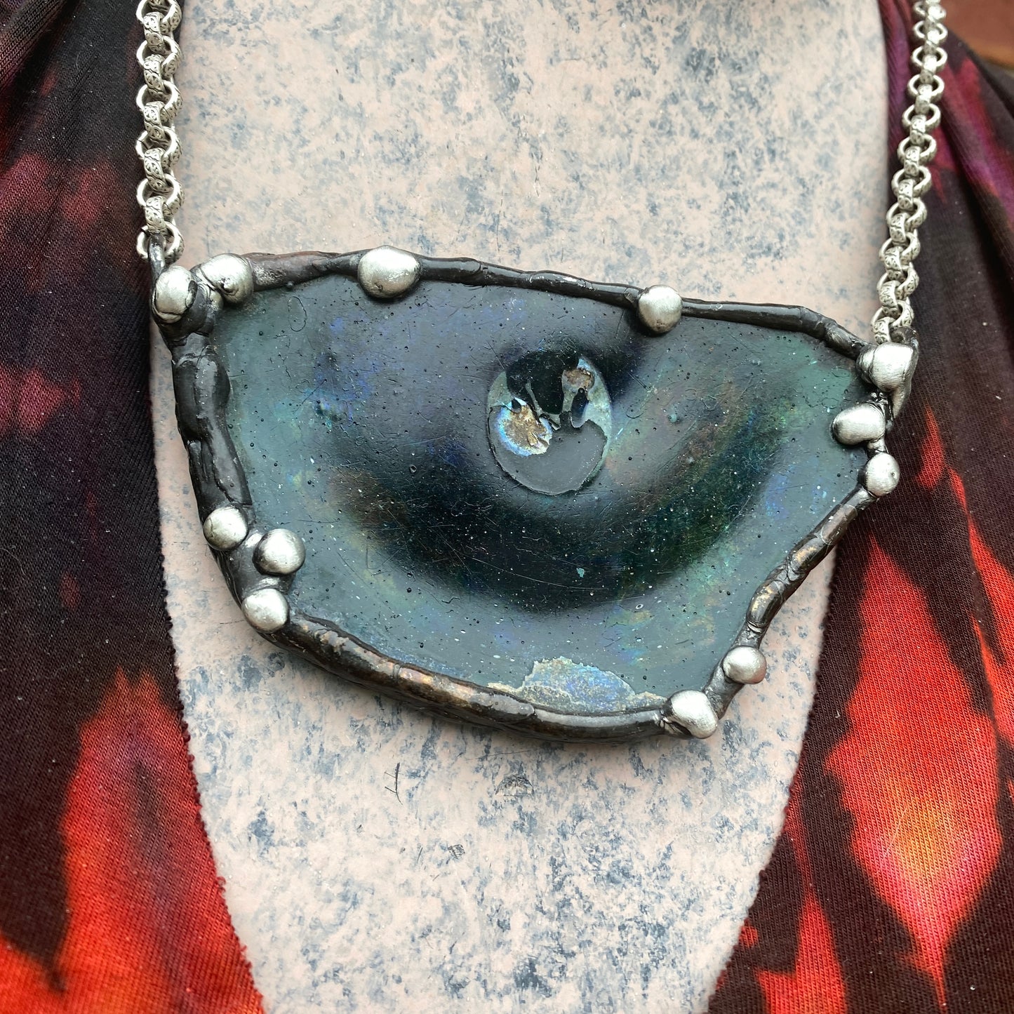 Nemi ~ Ancient Roman Glass Necklace