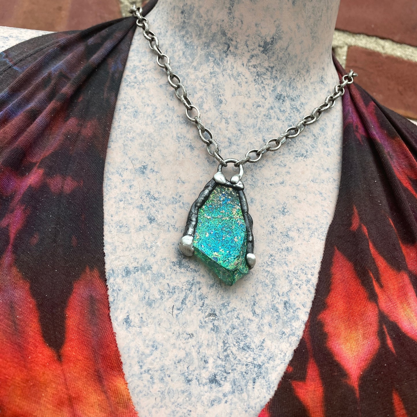 Water ~ Ancient Roman Glass Necklace