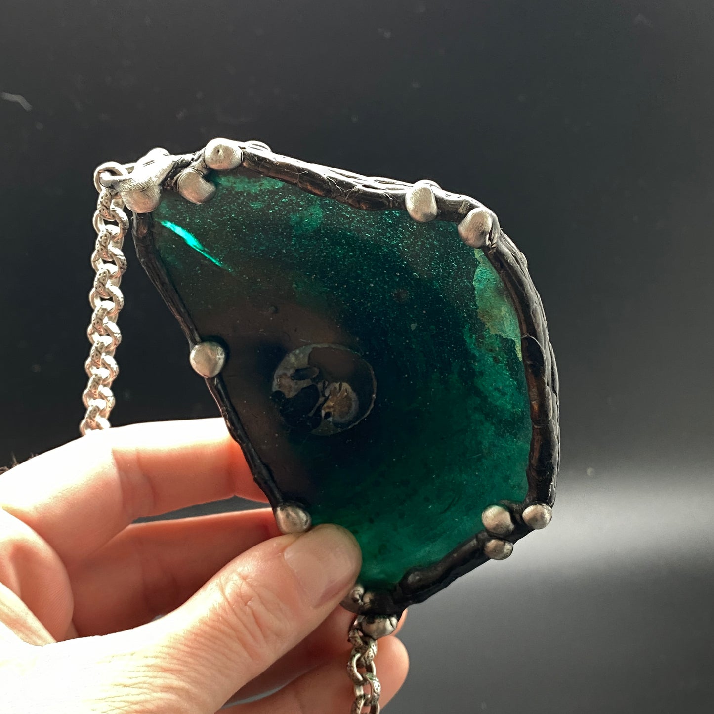 Nemi ~ Ancient Roman Glass Necklace