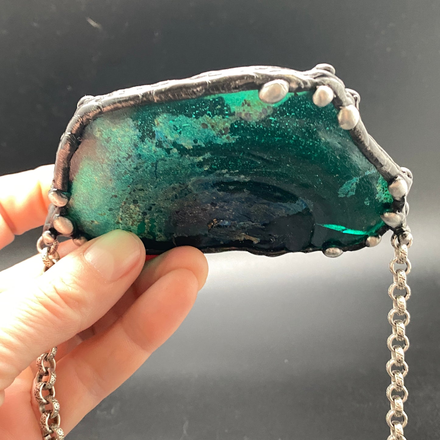 Nemi ~ Ancient Roman Glass Necklace