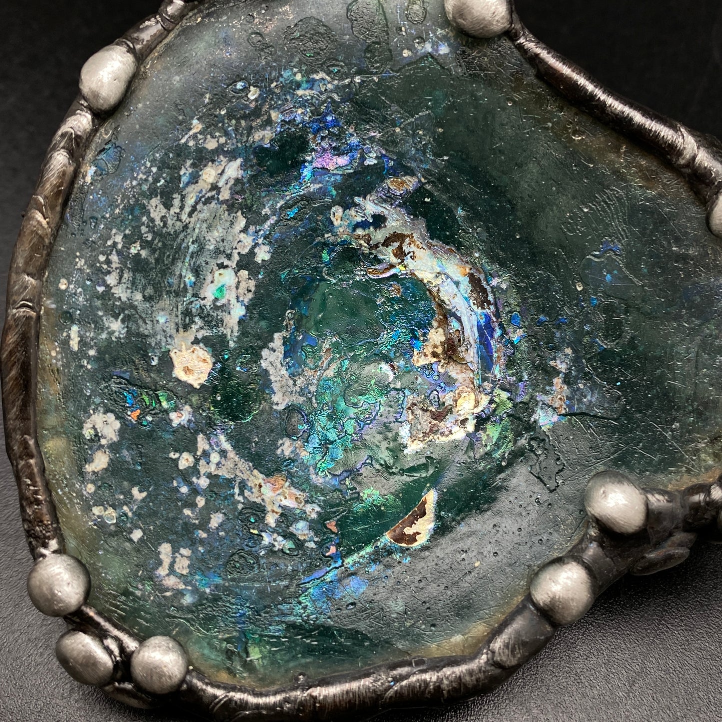 Tyrrhenian Sea ~ Ancient Roman Glass Necklace