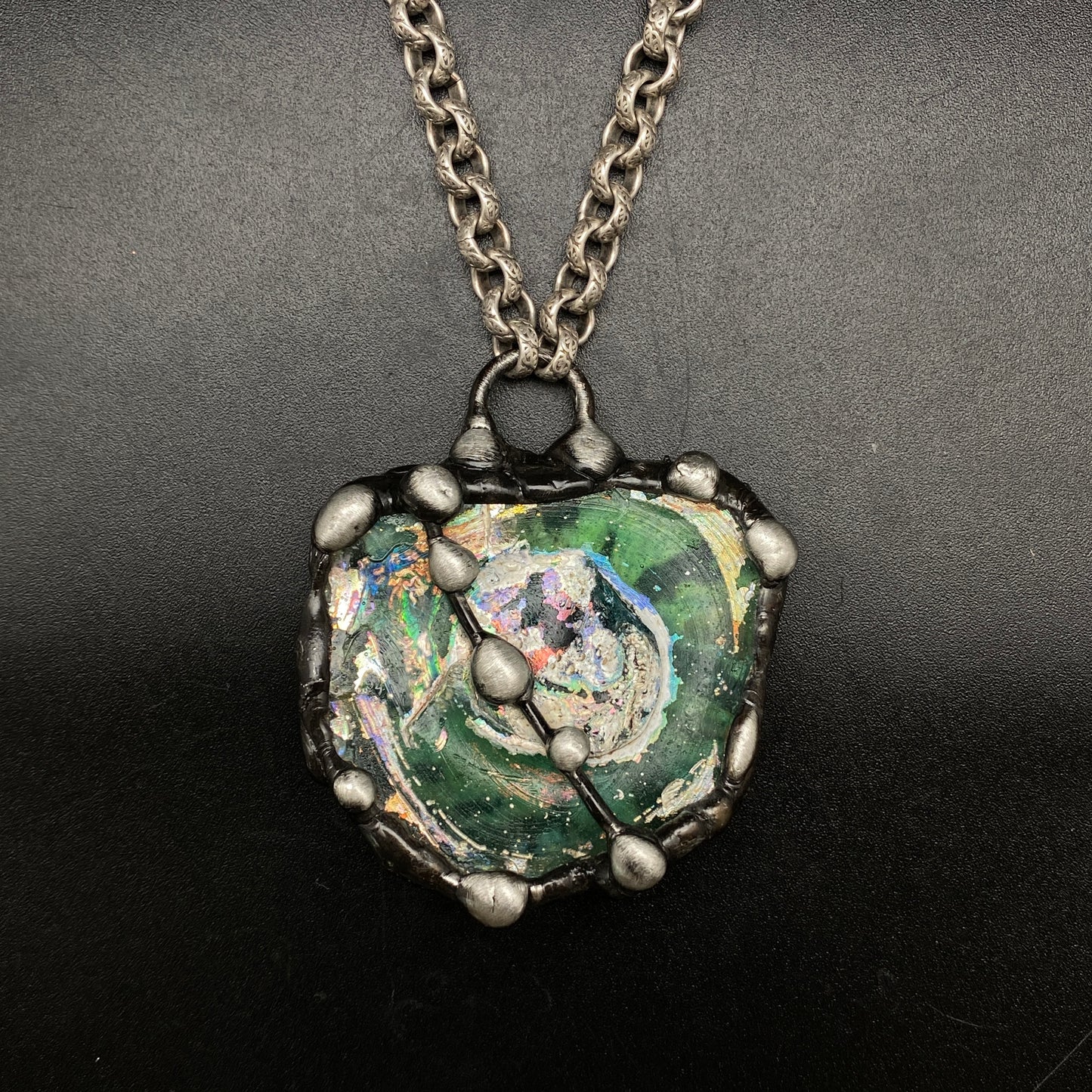 Looking Glass ~ Ancient Roman Glass Necklace
