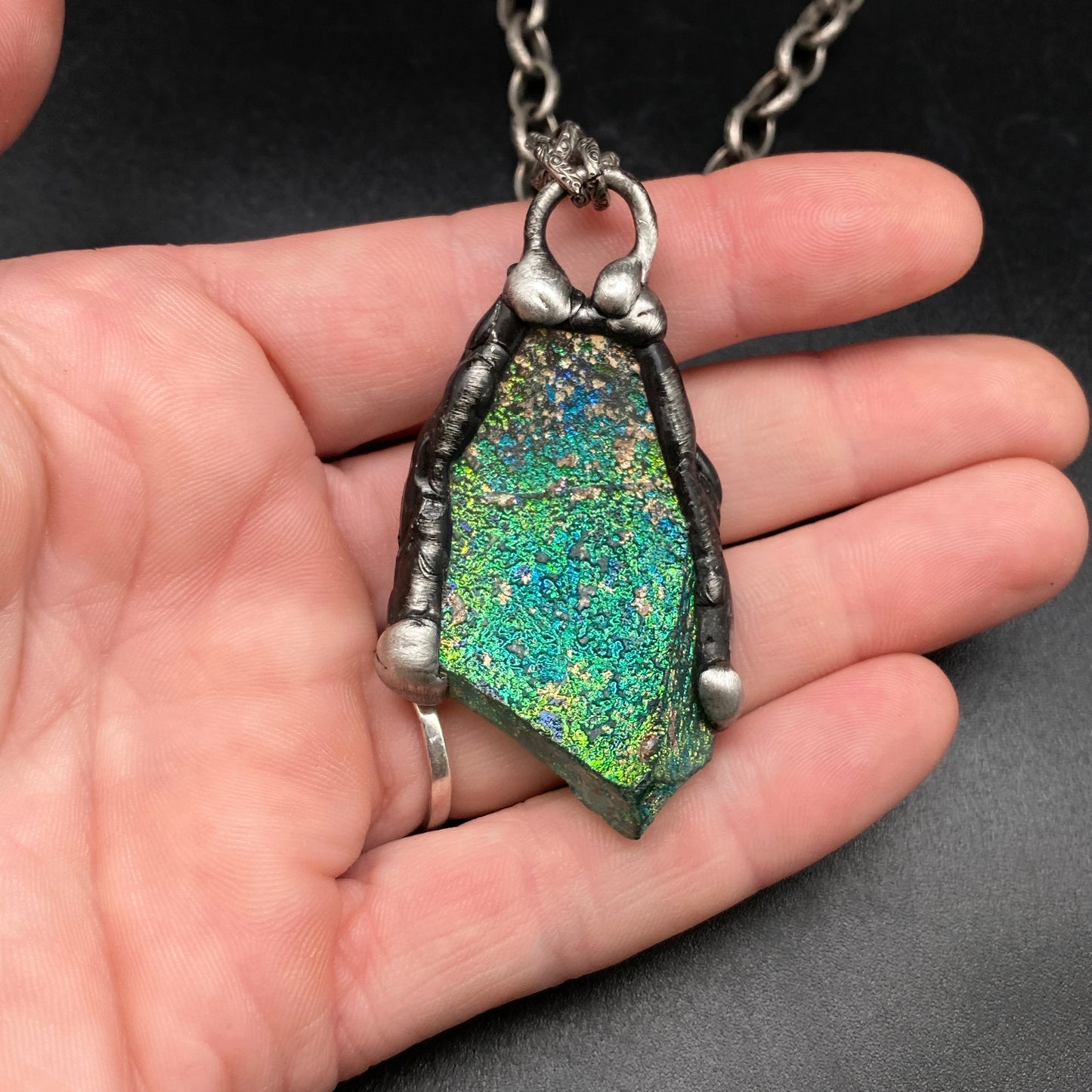 Water ~ Ancient Roman Glass Necklace