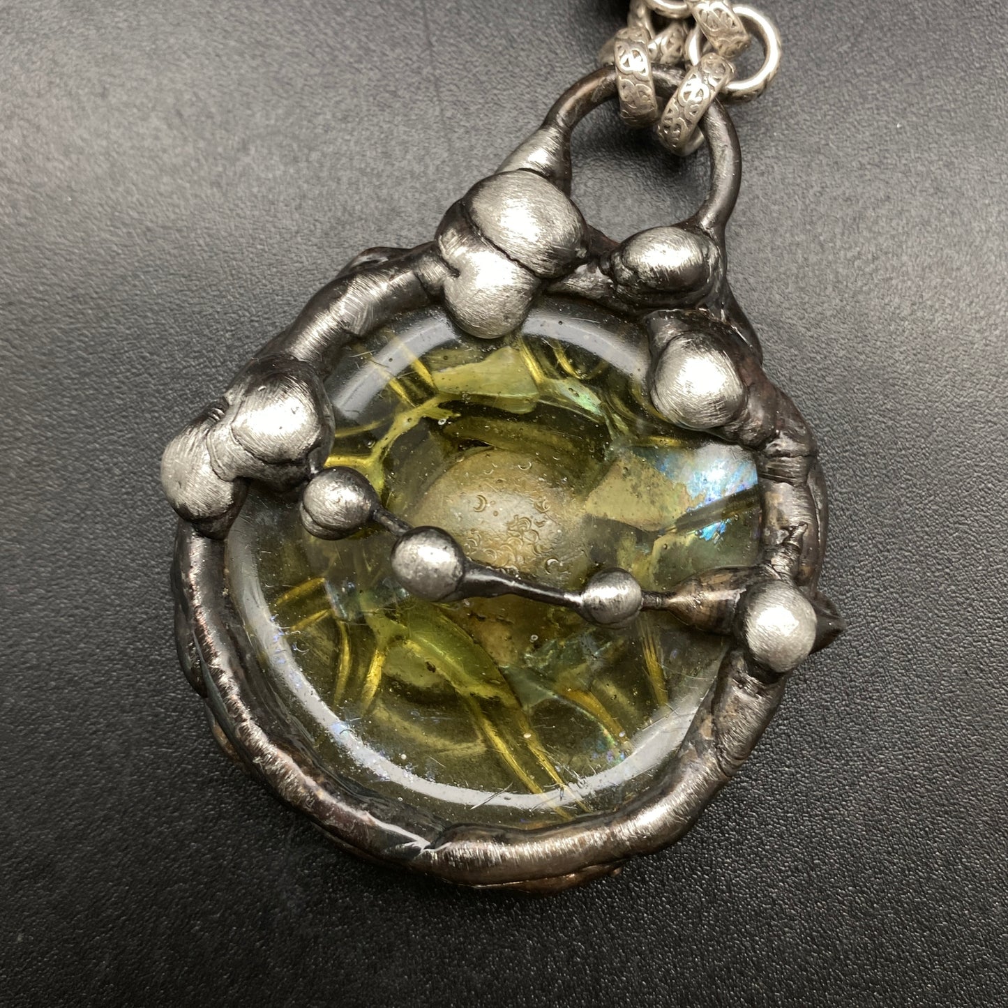 Solar ~ Ancient Roman Glass Necklace