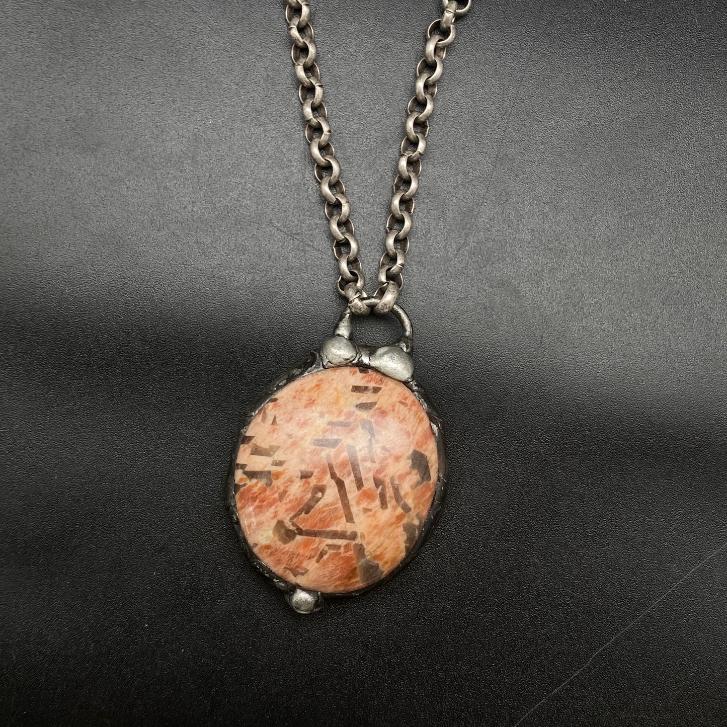 Matrix ~ Peach Jasper Talisman