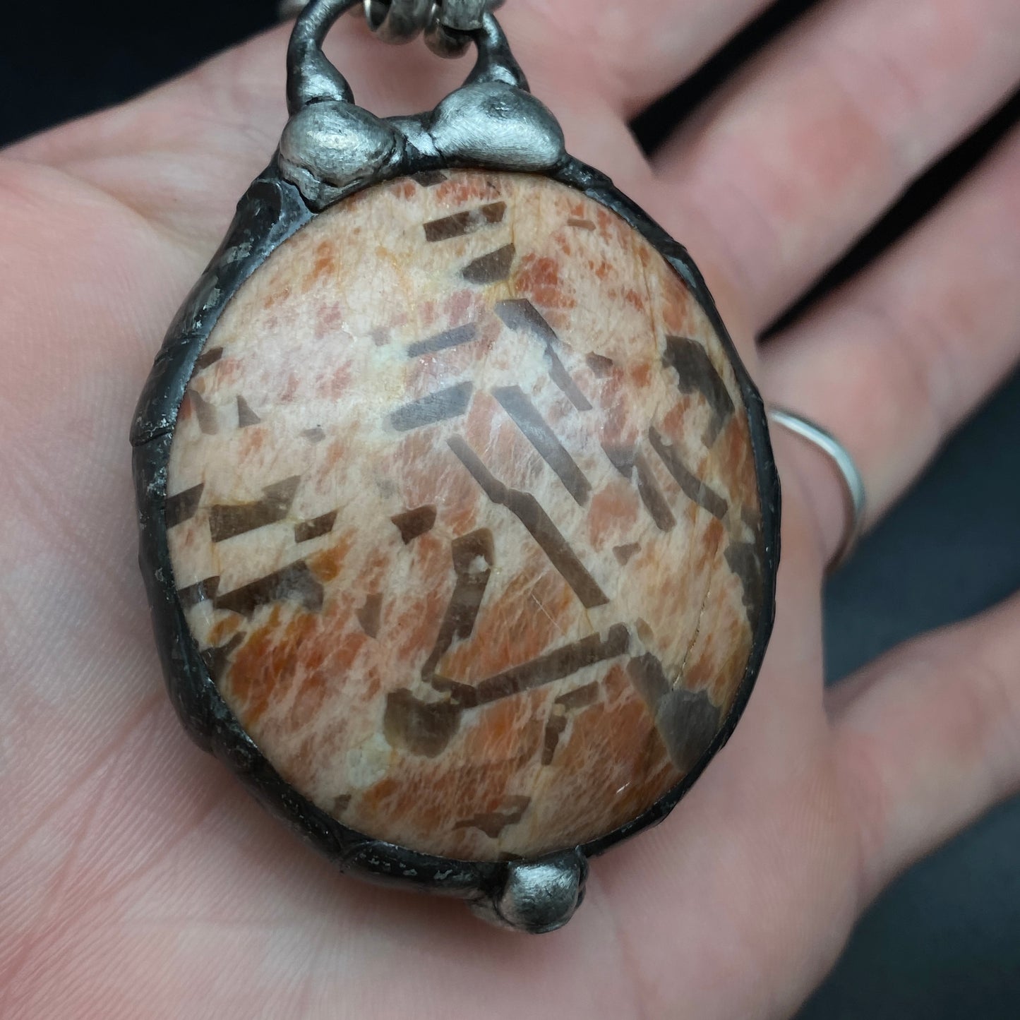 Matrix ~ Peach Jasper Talisman