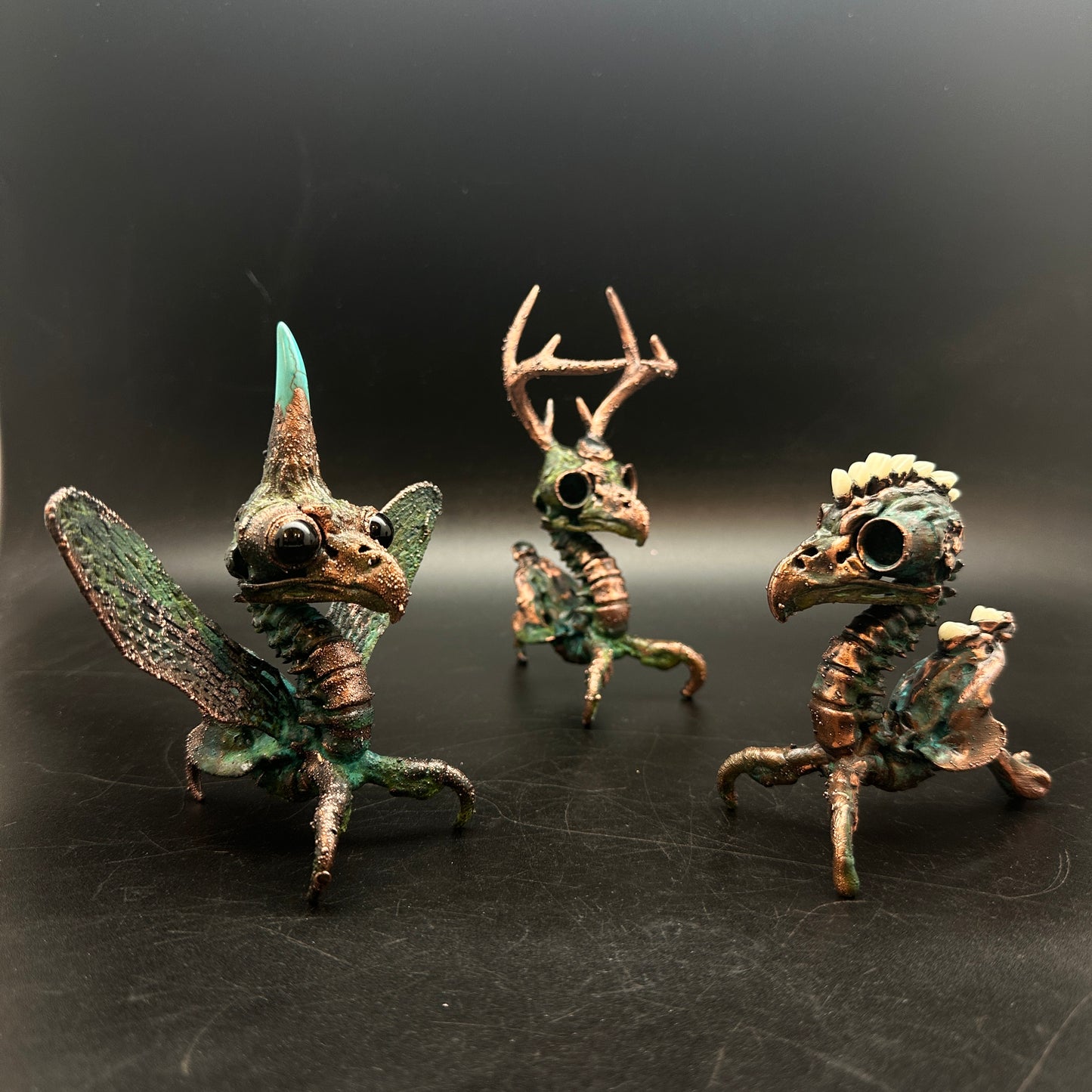 Tooth Feral ~ Tooth Mohawk Hybrid Copper Electroformed