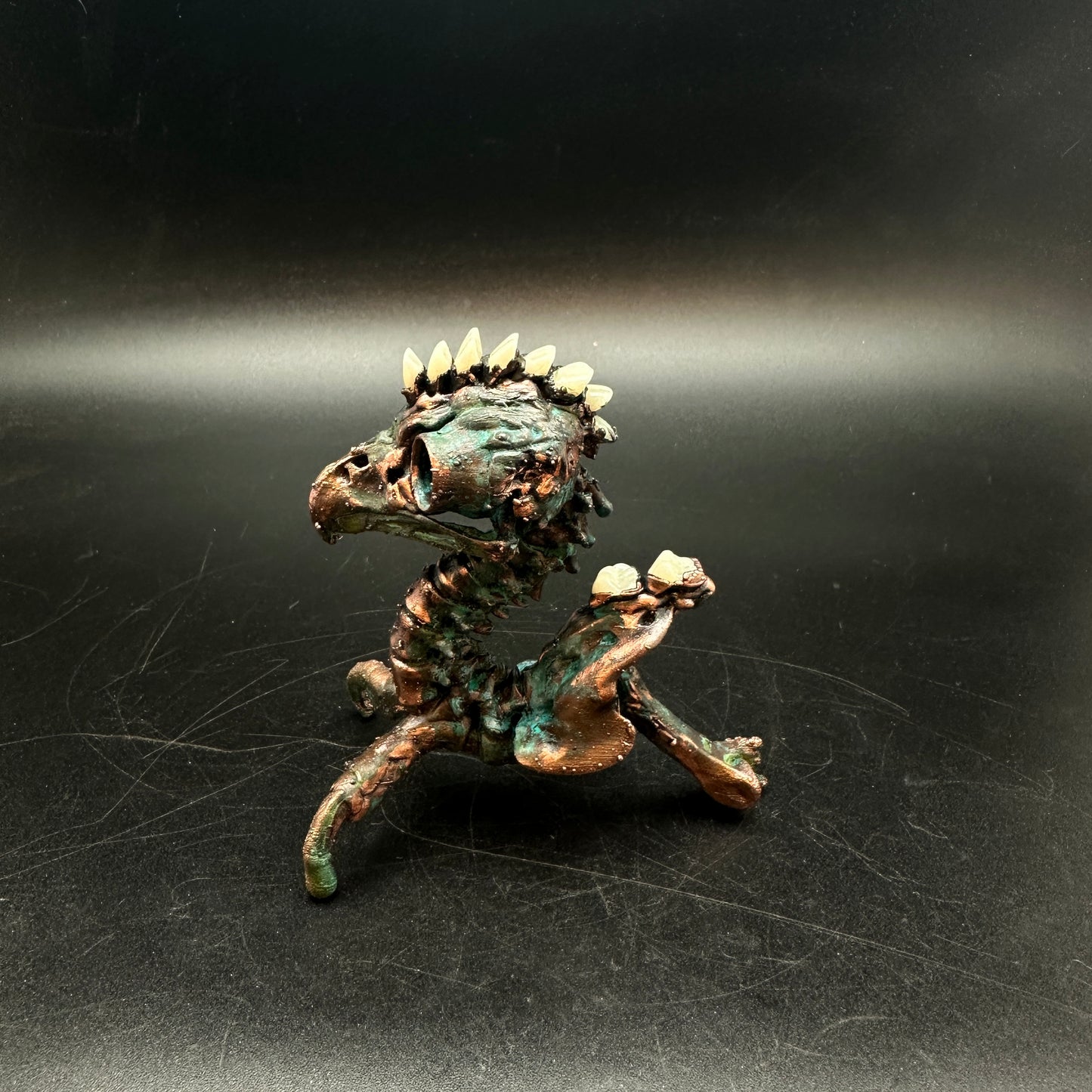 Tooth Feral ~ Tooth Mohawk Hybrid Copper Electroformed