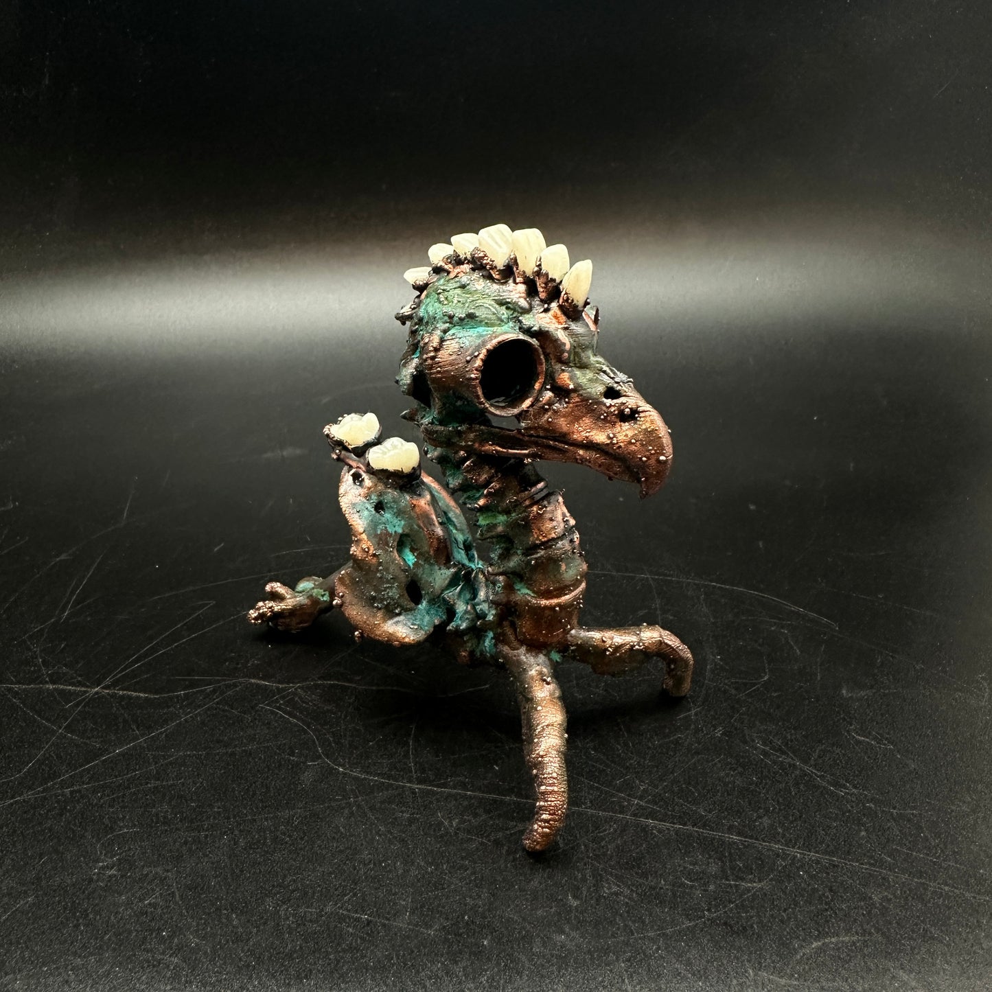 Tooth Feral ~ Tooth Mohawk Hybrid Copper Electroformed