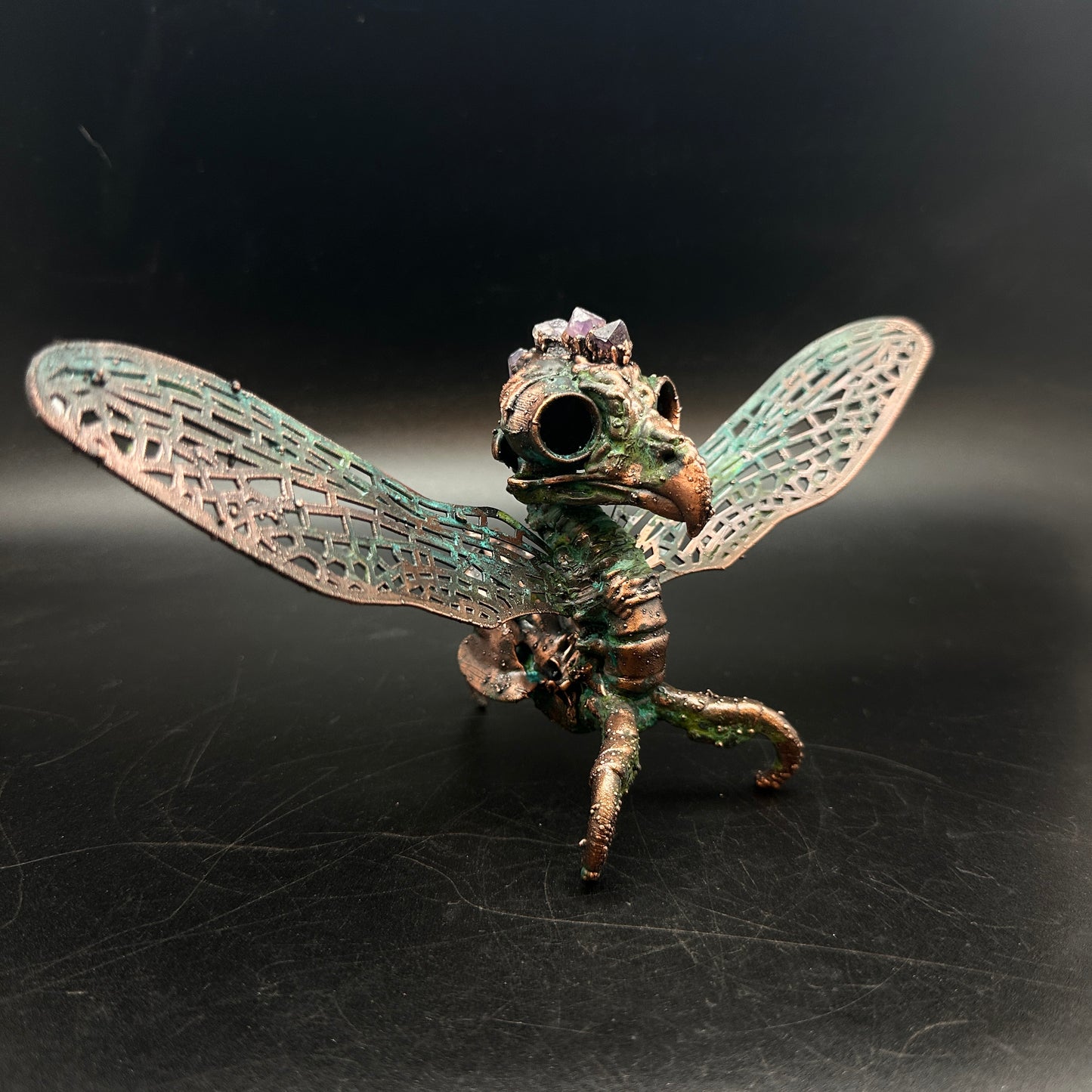 Winged Horus ~ Hybrid Copper Electroformed