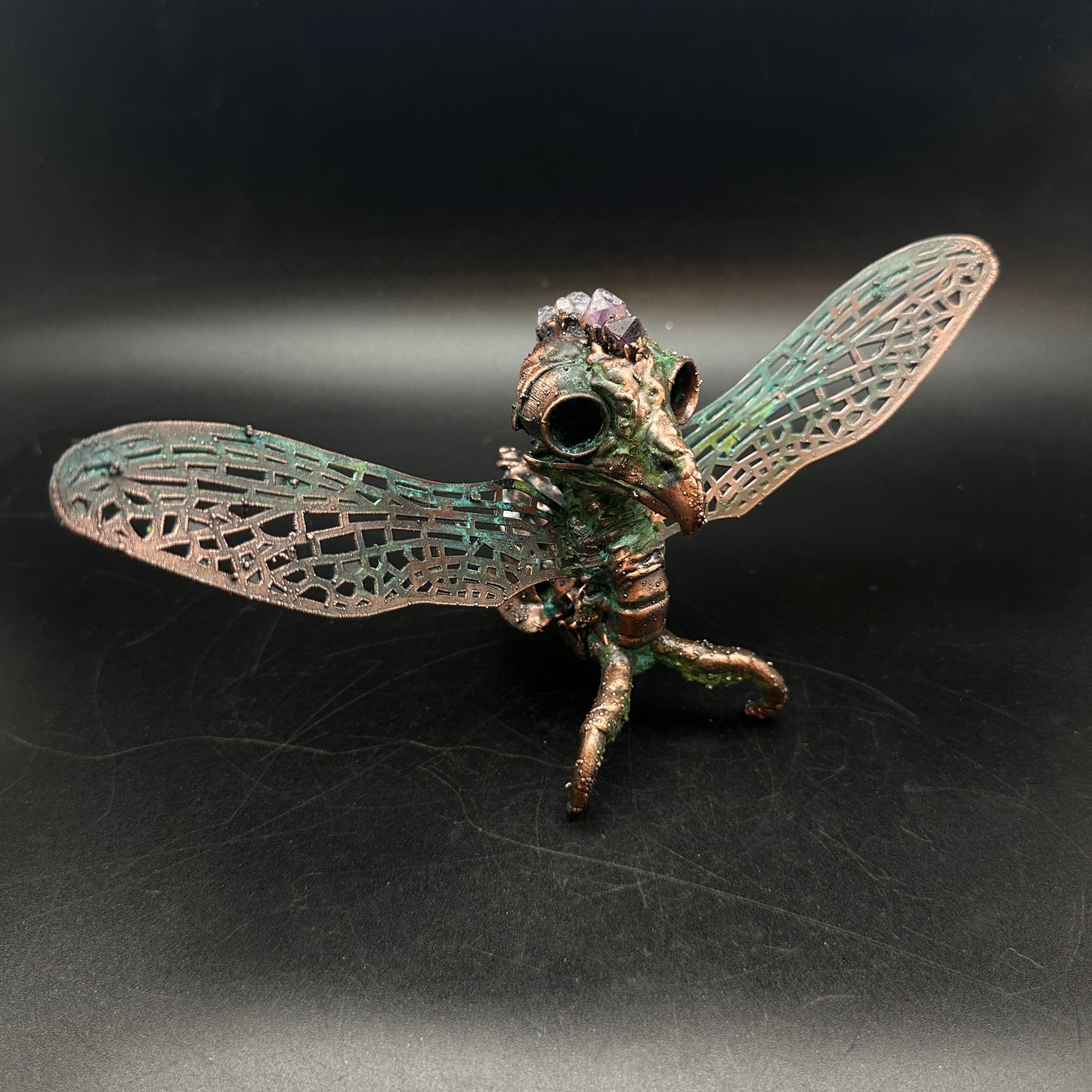 Winged Horus ~ Hybrid Copper Electroformed