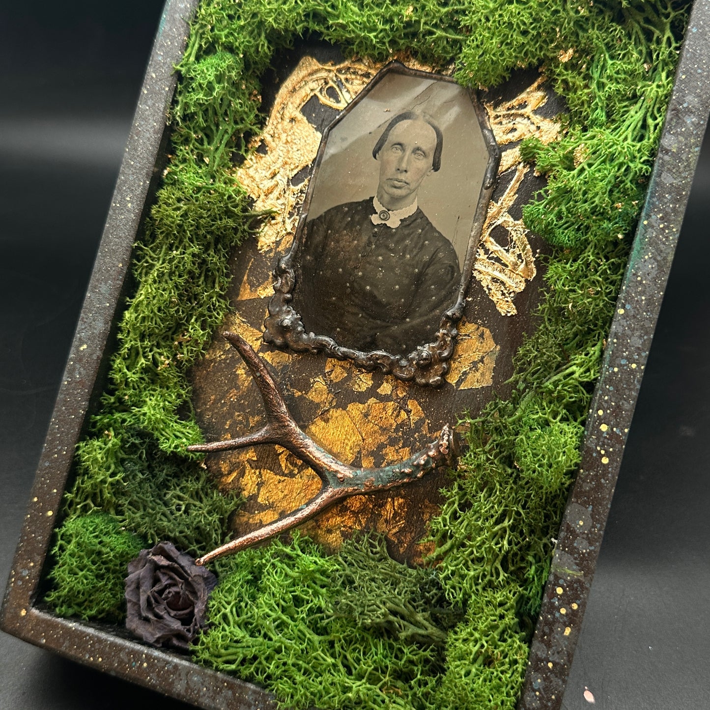 Ancestor Grove ~ Tin Type Reliquary