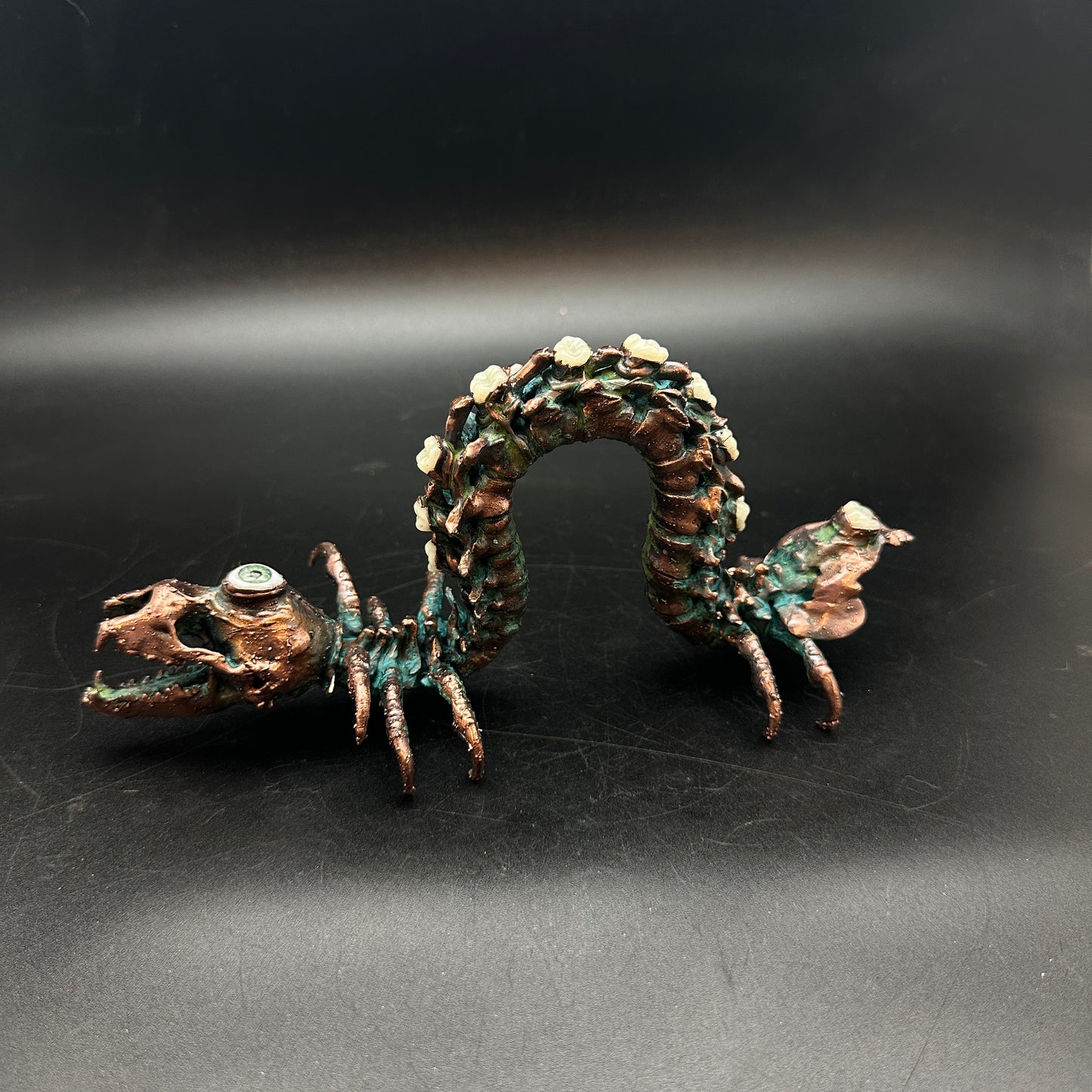 Ephraim Blink ~ XL Creeper Sculpture with Teeth