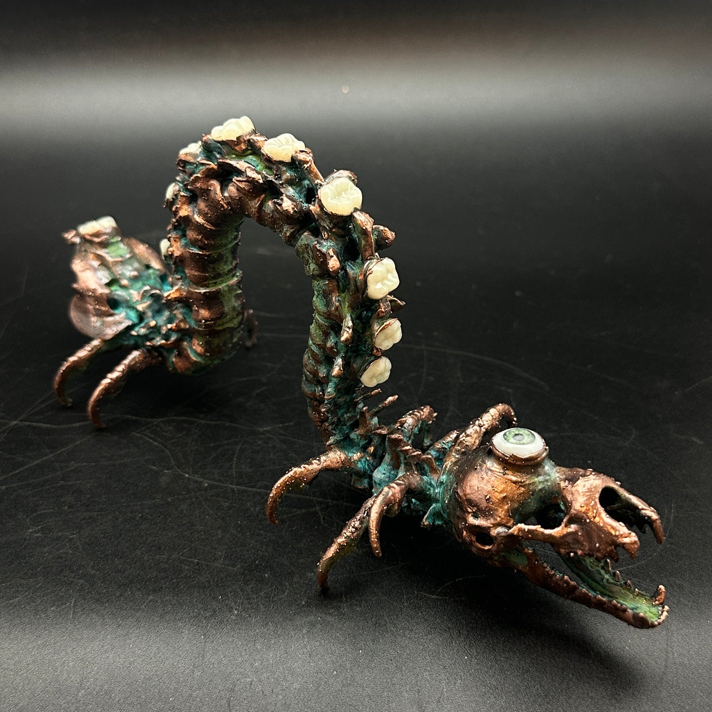 Ephraim Blink ~ XL Creeper Sculpture with Teeth
