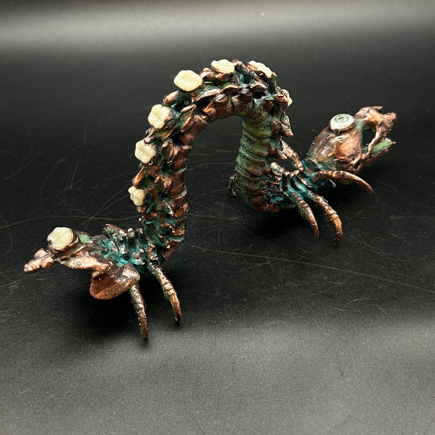 Ephraim Blink ~ XL Creeper Sculpture with Teeth