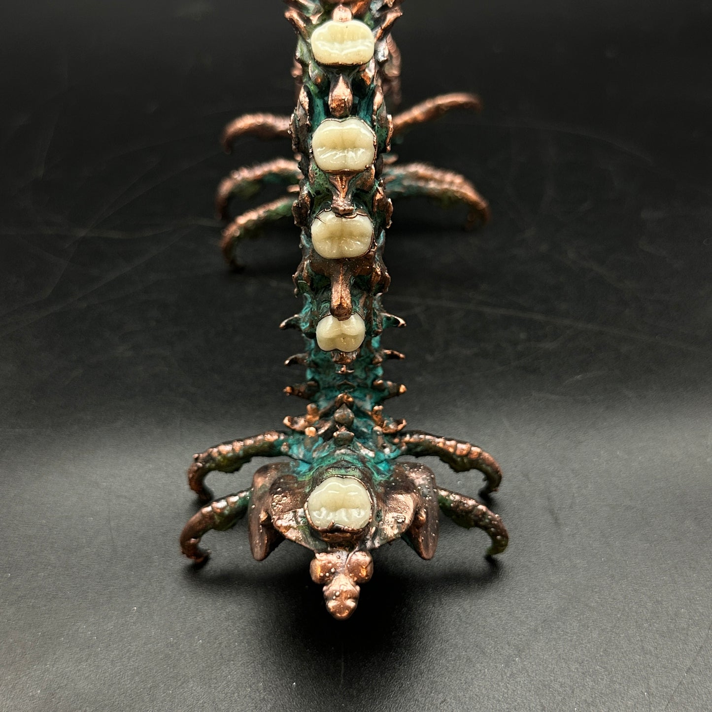 Ephraim Blink ~ XL Creeper Sculpture with Teeth
