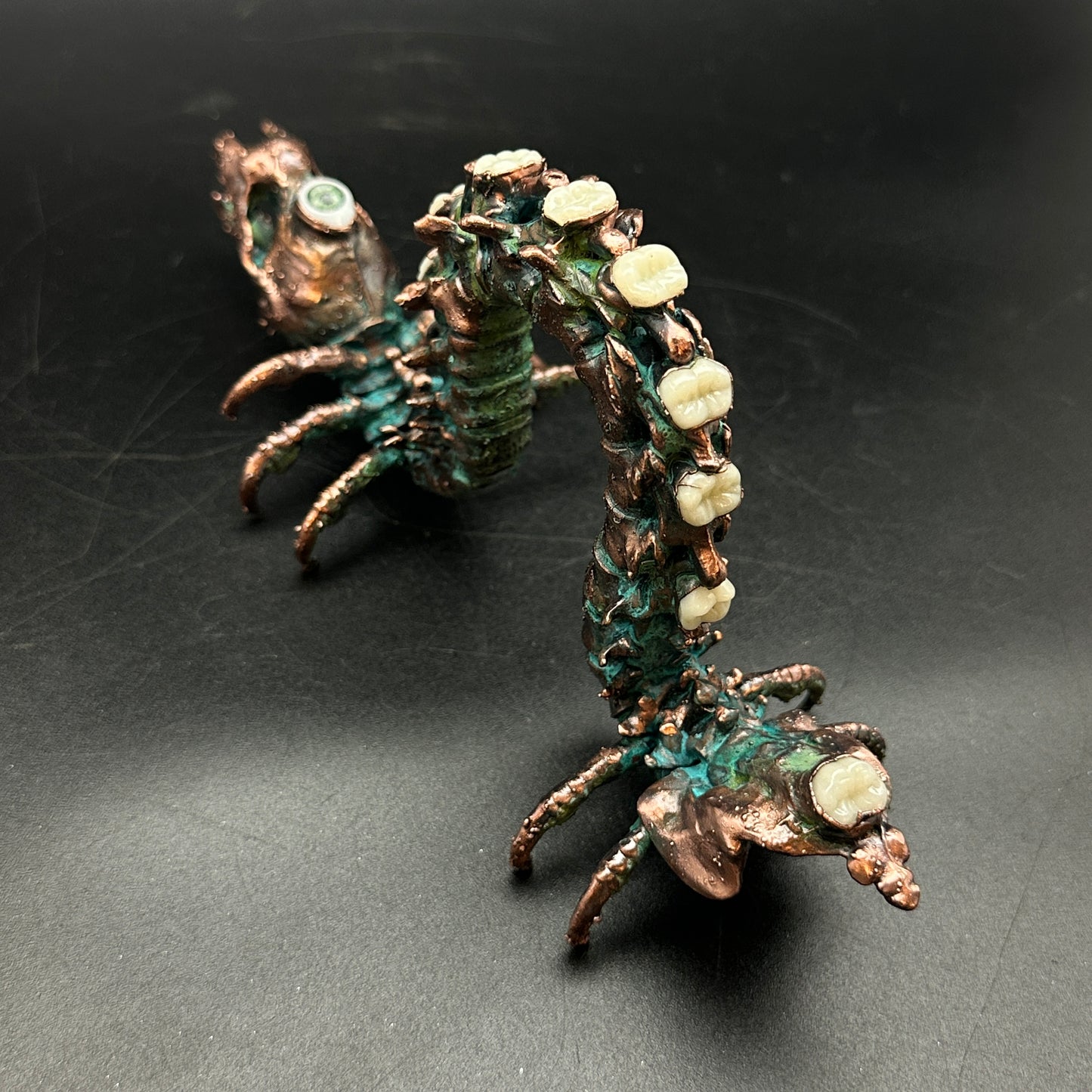 Ephraim Blink ~ XL Creeper Sculpture with Teeth