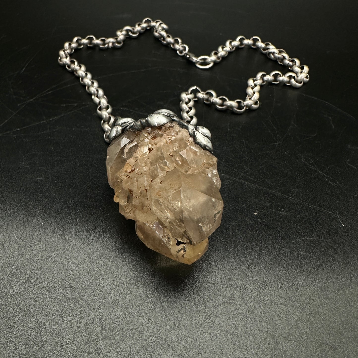 Shards of the Mountain ~Congo Citrine Talisman Necklace