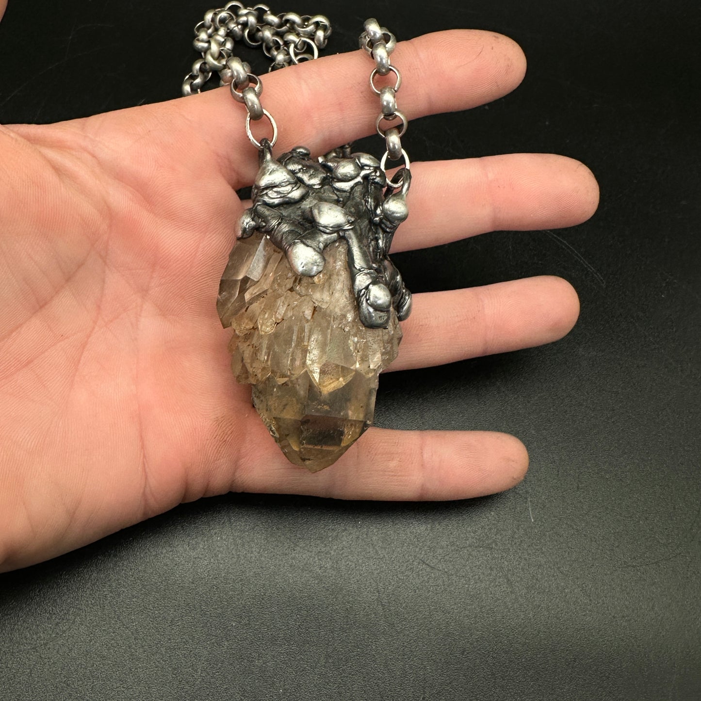Shards of the Mountain ~Congo Citrine Talisman Necklace