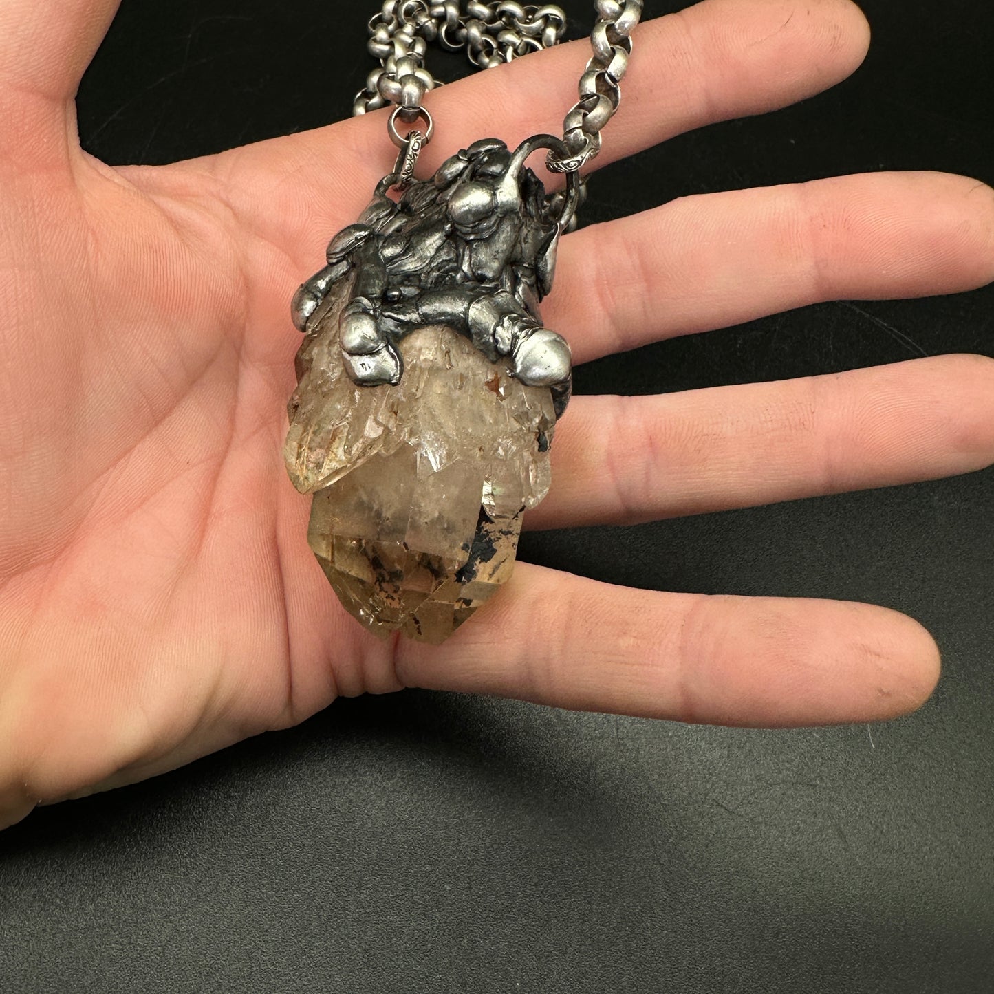 Shards of the Mountain ~Congo Citrine Talisman Necklace