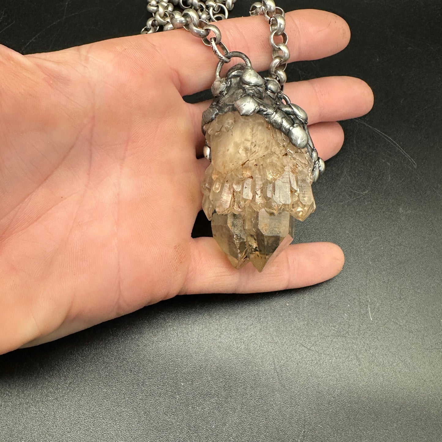 Shards of the Mountain ~Congo Citrine Talisman Necklace
