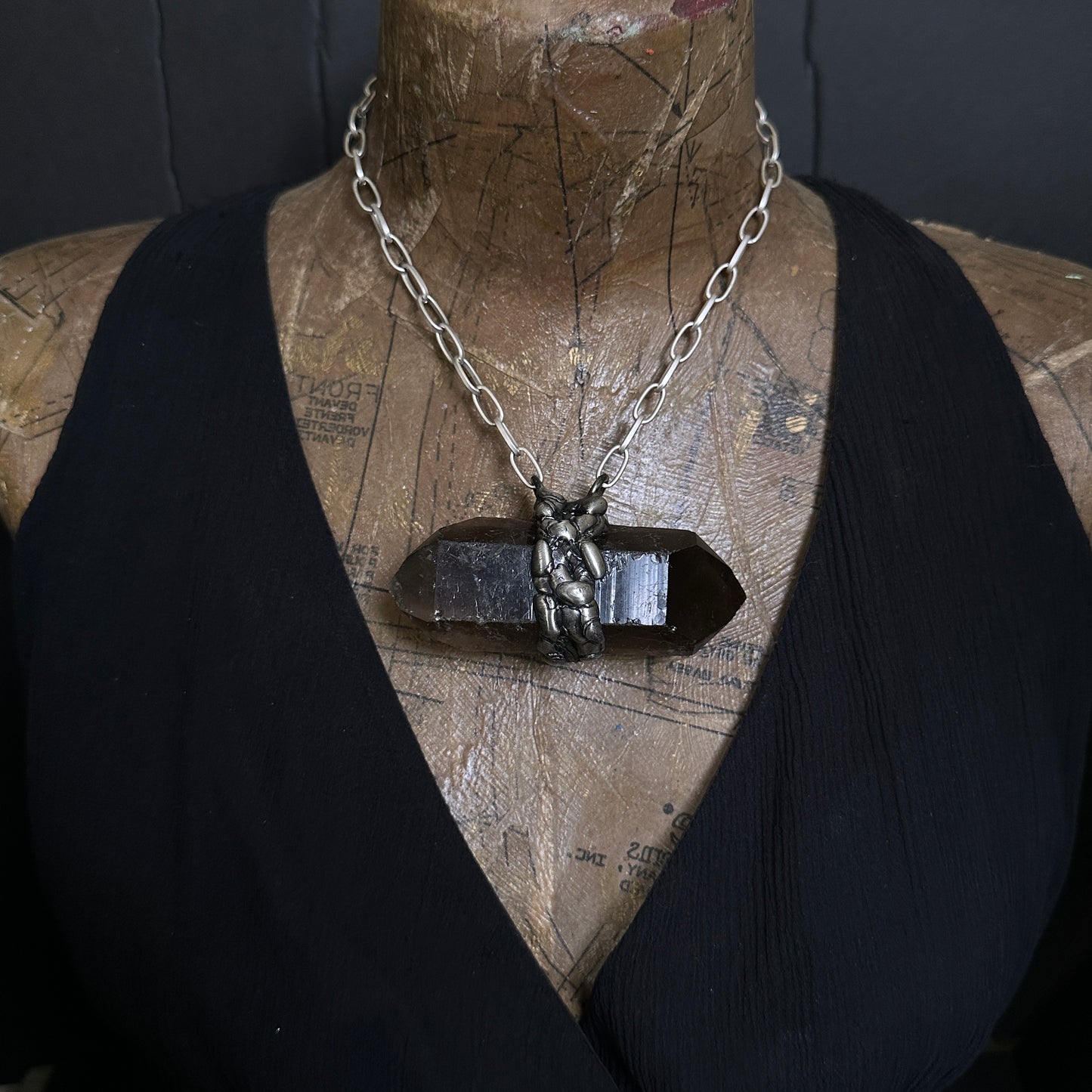 Weight of the World ~ XL Smoky Quartz Pendant
