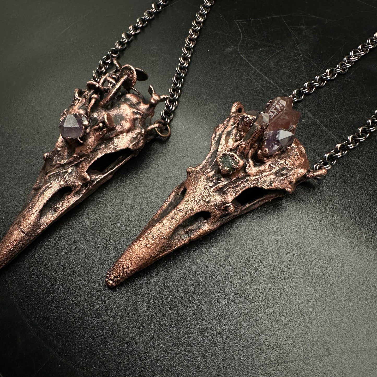 Raven's Legacy ~ Copper Electroformed Necklace