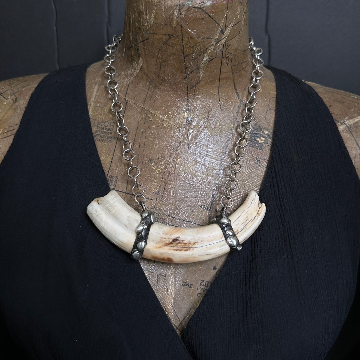 Tooth & Talisman ~ Boar Tusk Necklace