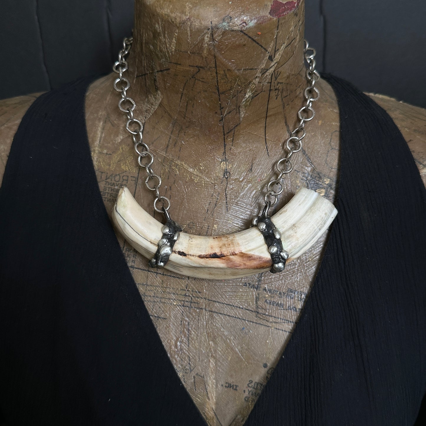 Tooth & Talisman ~ Boar Tusk Necklace