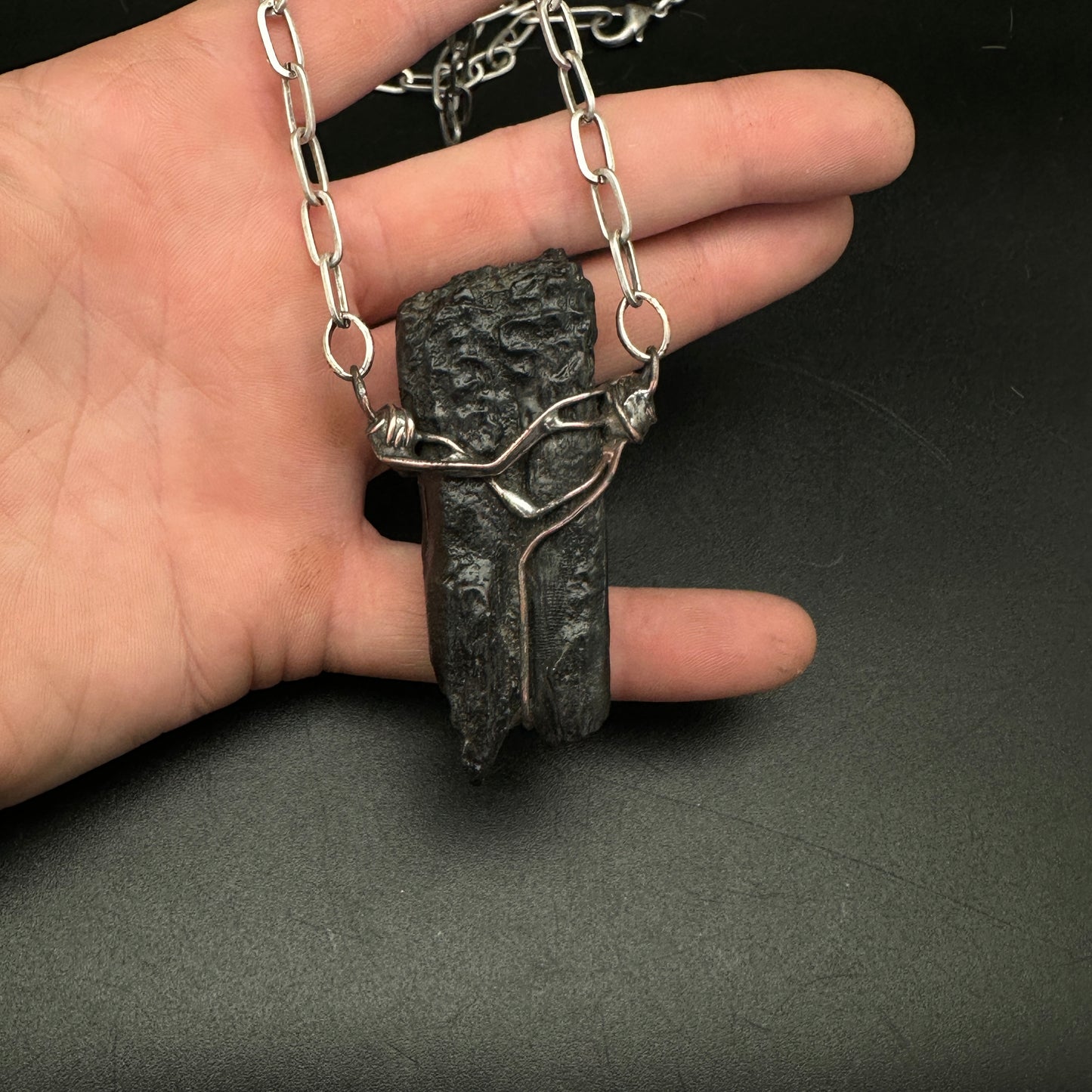 Ancient Traveler ~ Fossil Horse Tooth Relic Necklace