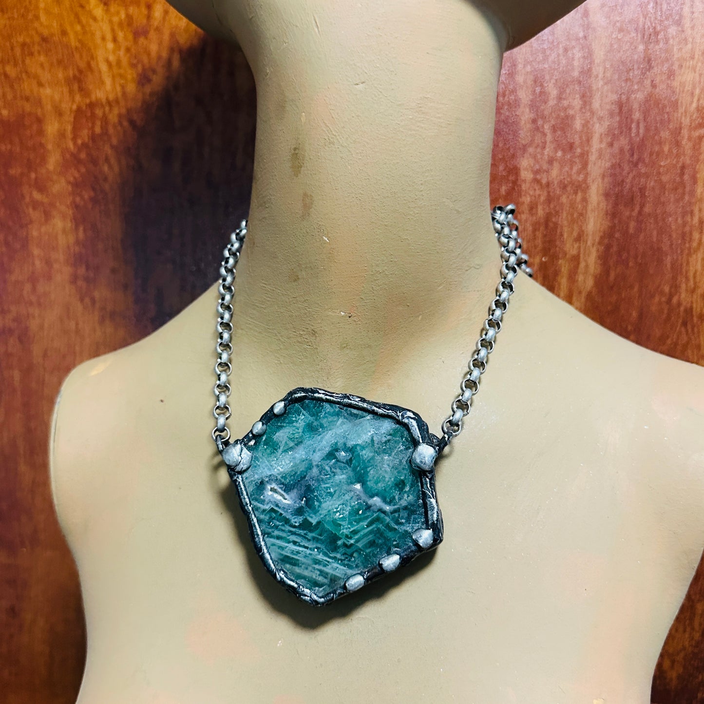 Nile ~ Chunky Fluorite Necklace