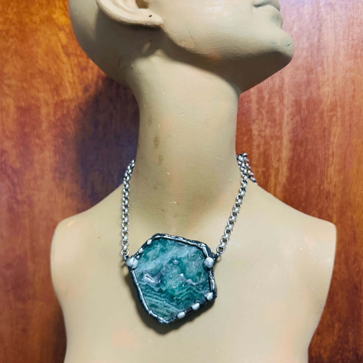 Nile ~ Chunky Fluorite Necklace