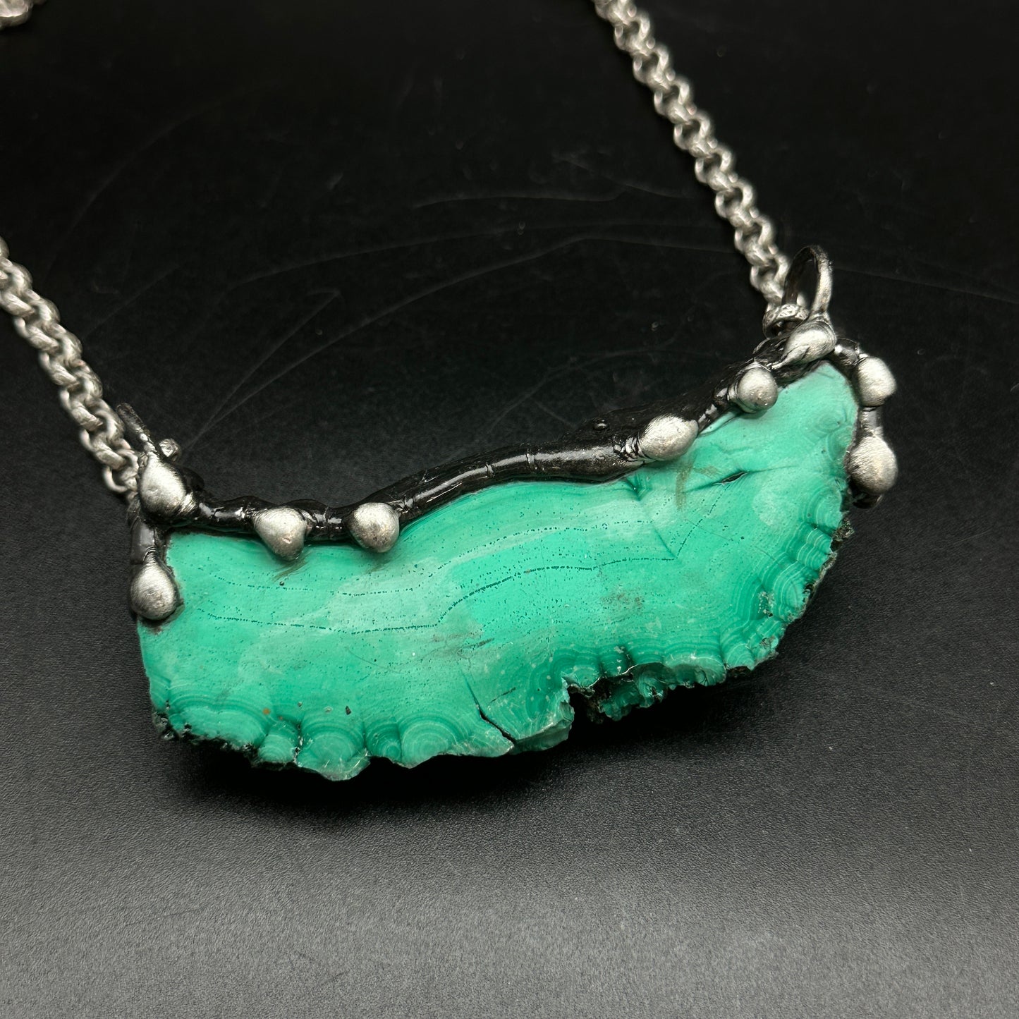 Azure ~ Malachite Necklace