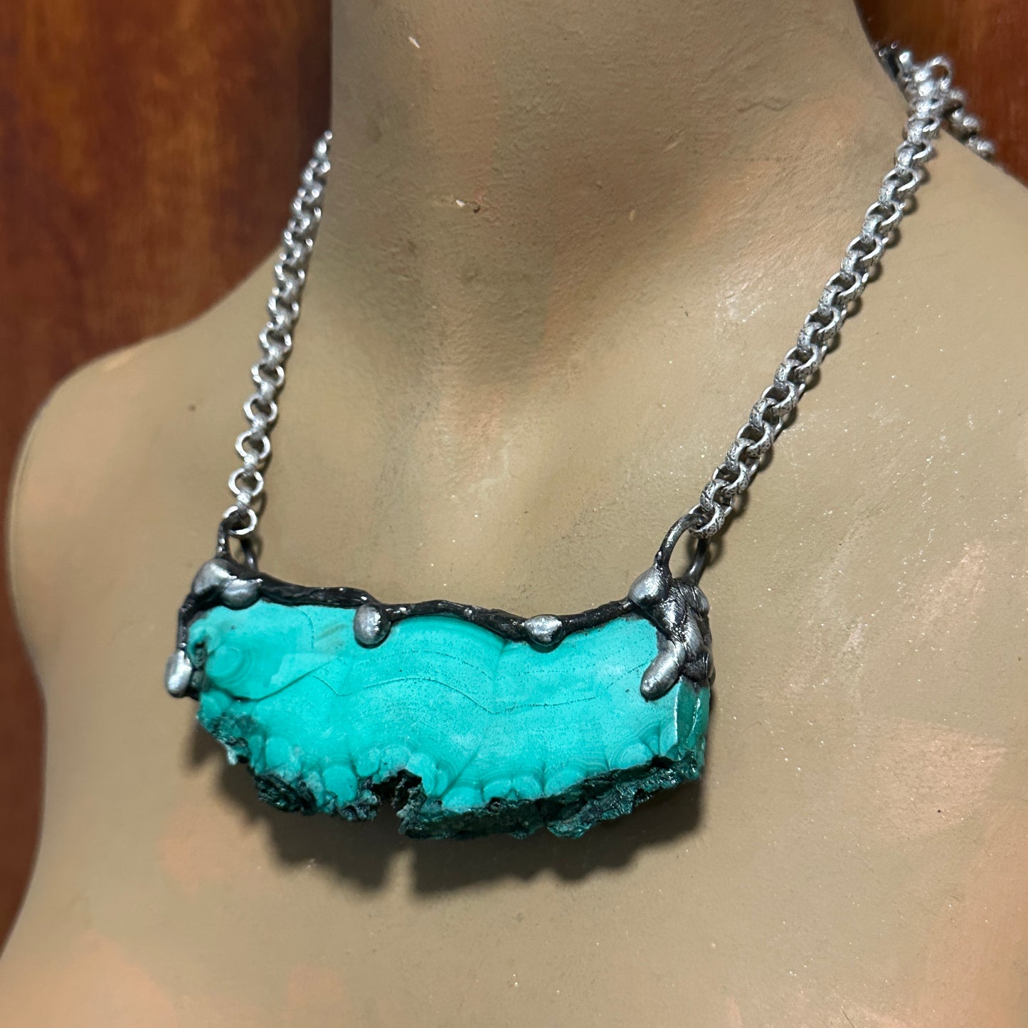 Azure ~ Malachite Necklace