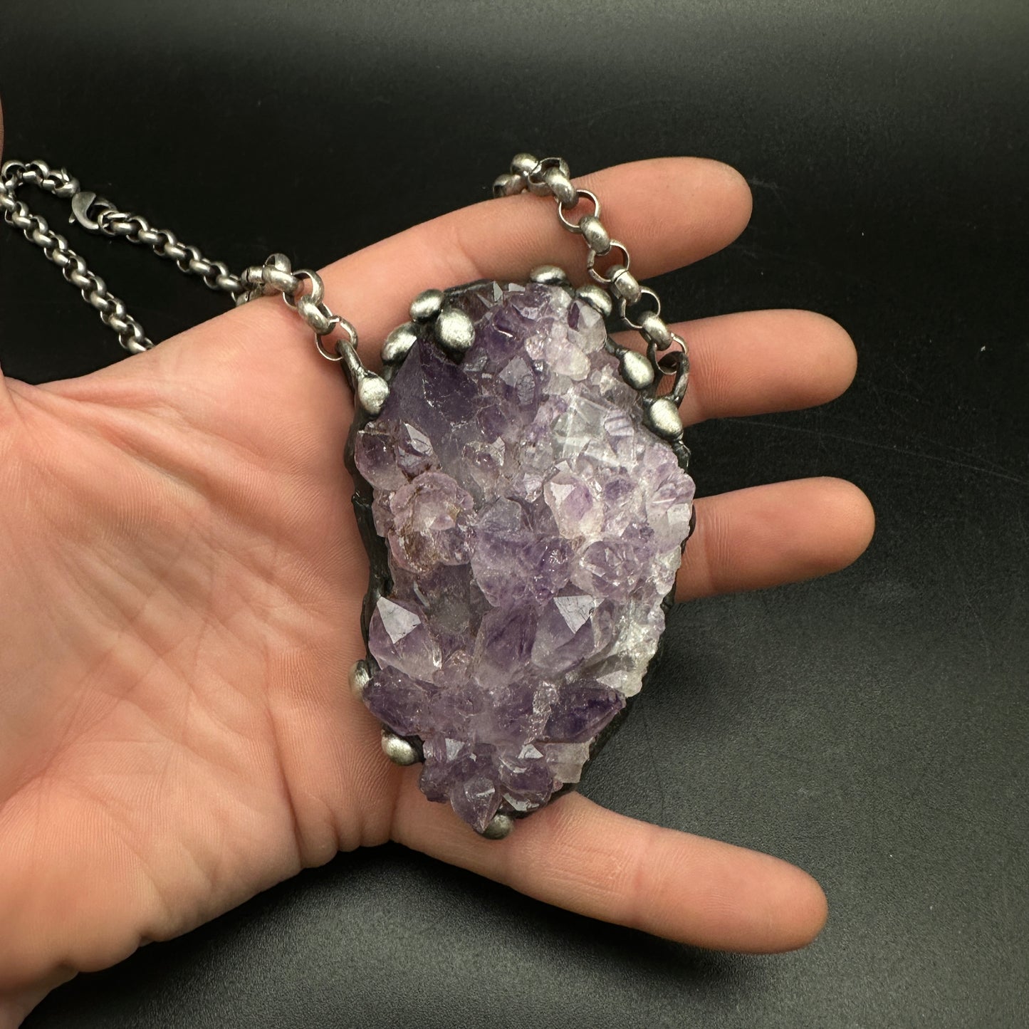 Royals ~ Amethyst Crystal Necklace