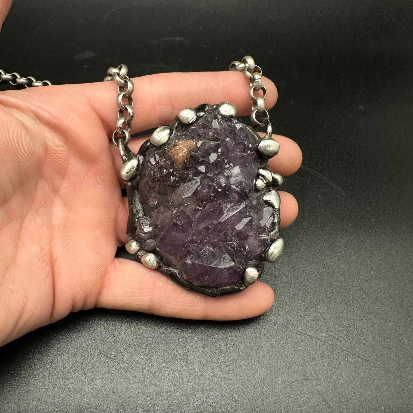 Altruistic ~ Amethyst Crystal Necklace