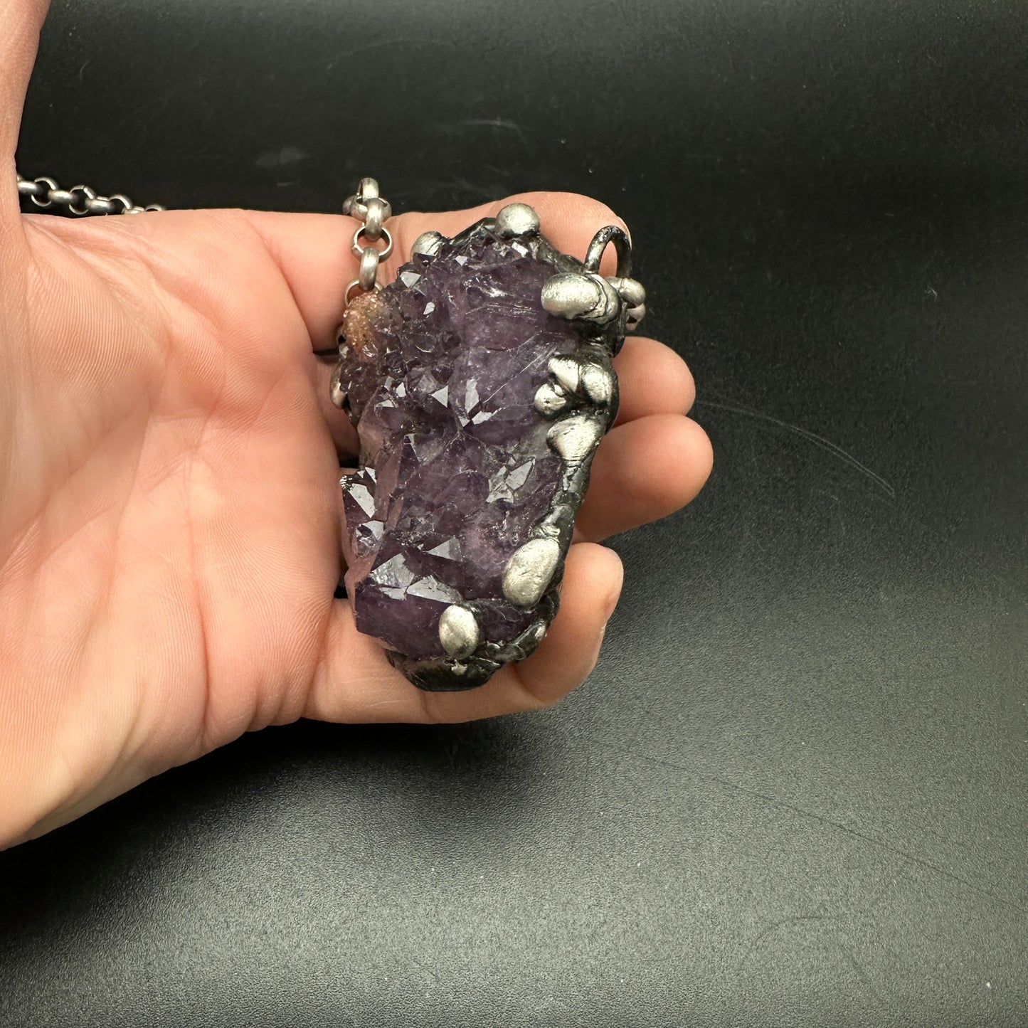 Altruistic ~ Amethyst Crystal Necklace