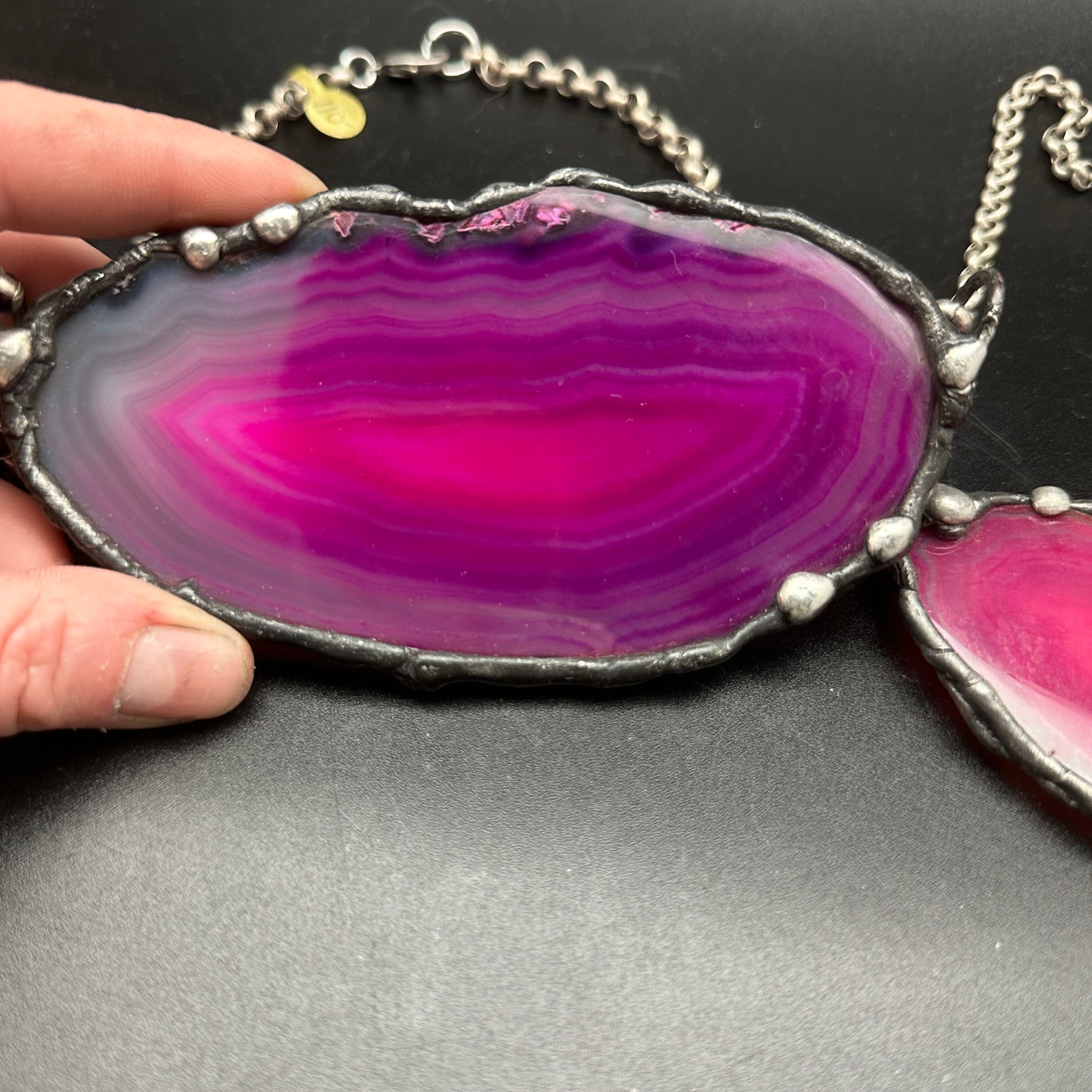 Jewel ~ Geode Slice Necklace