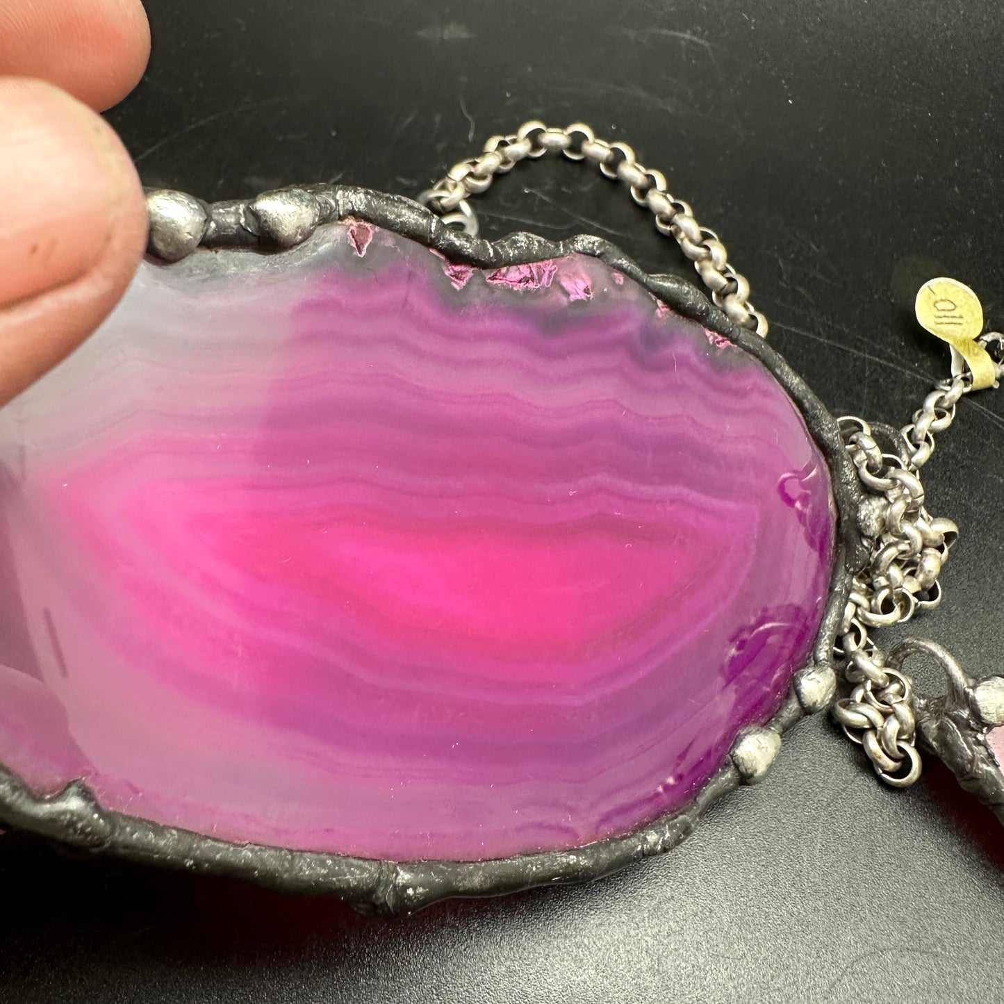 Jewel ~ Geode Slice Necklace