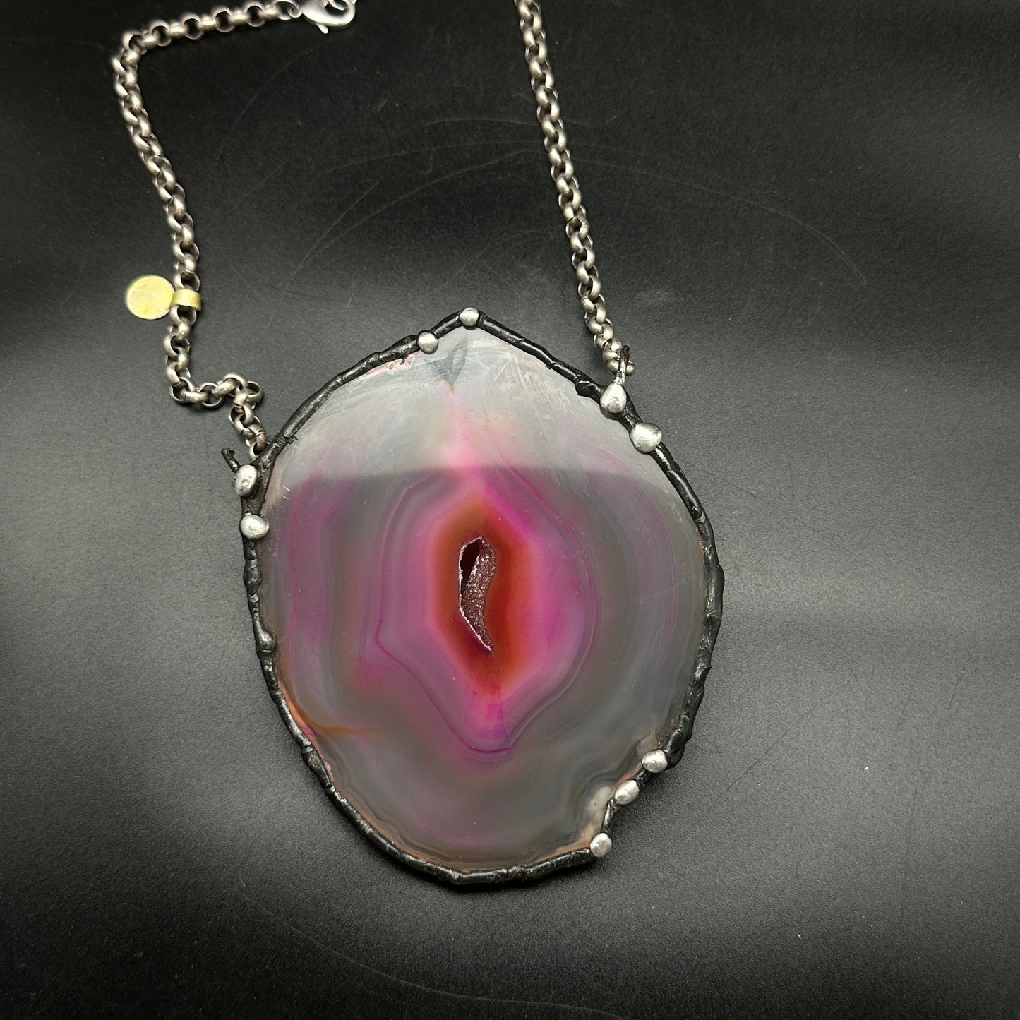 Divine ~ Geode Slice Necklace