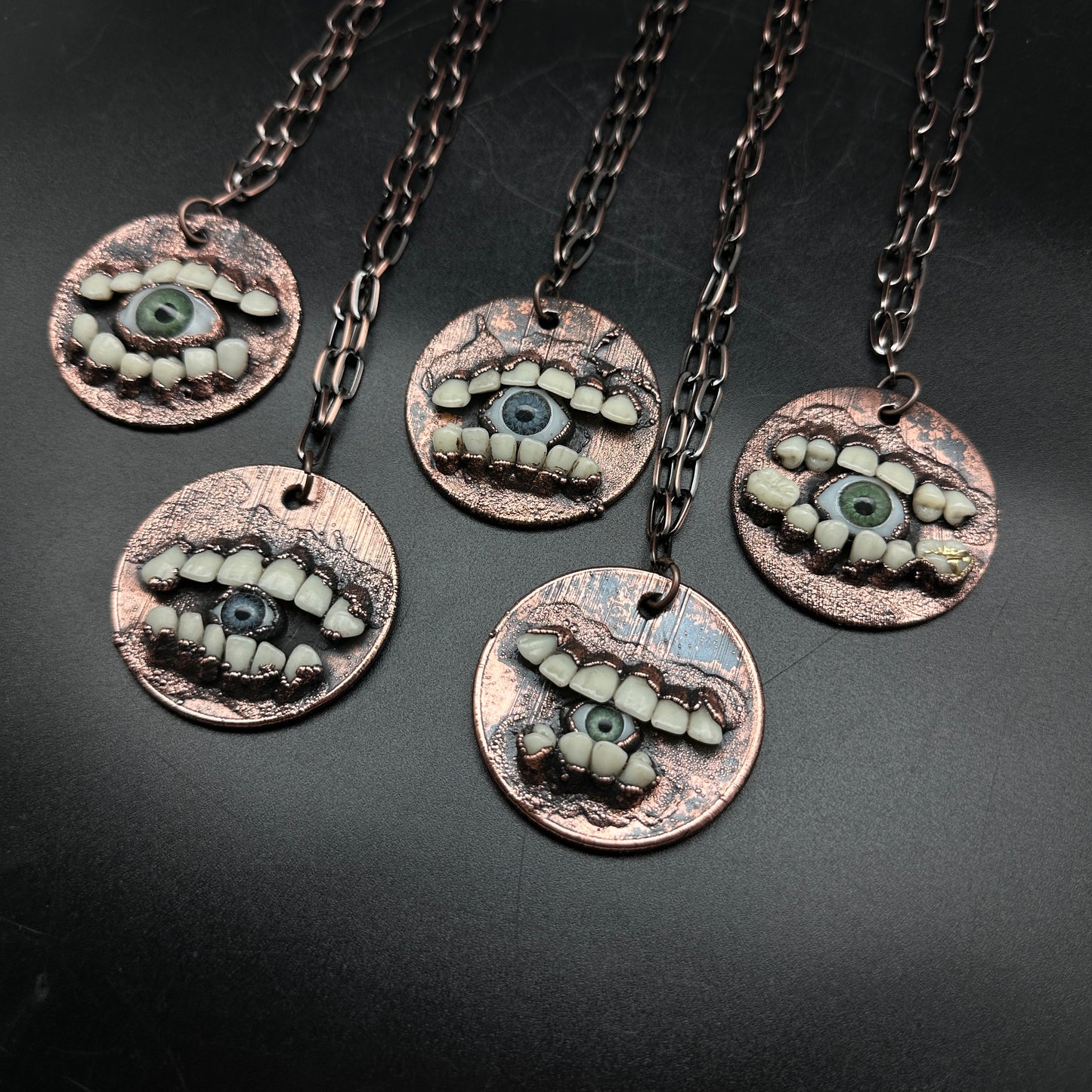 Seers ~ Tooth & Eye Copper Medallion