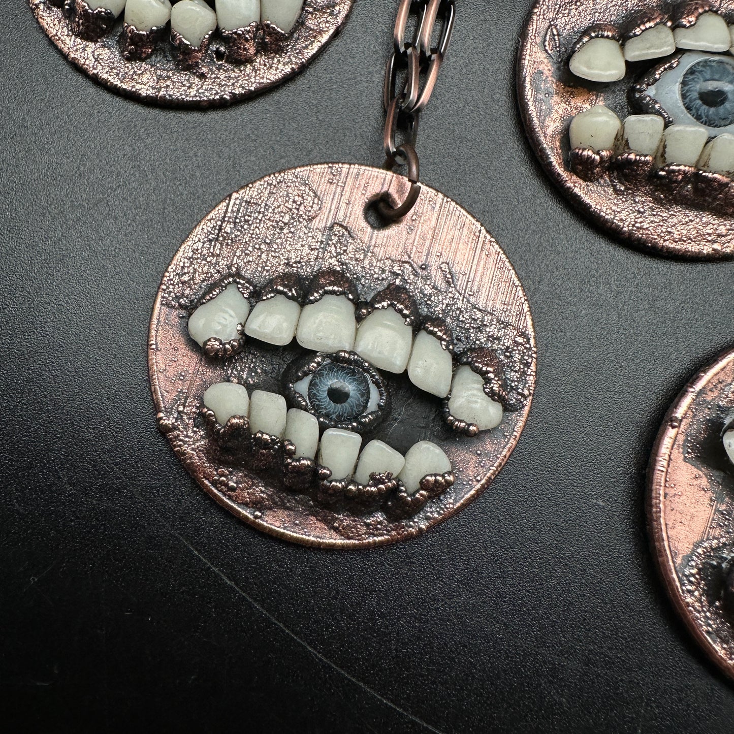 Seers ~ Tooth & Eye Copper Medallion