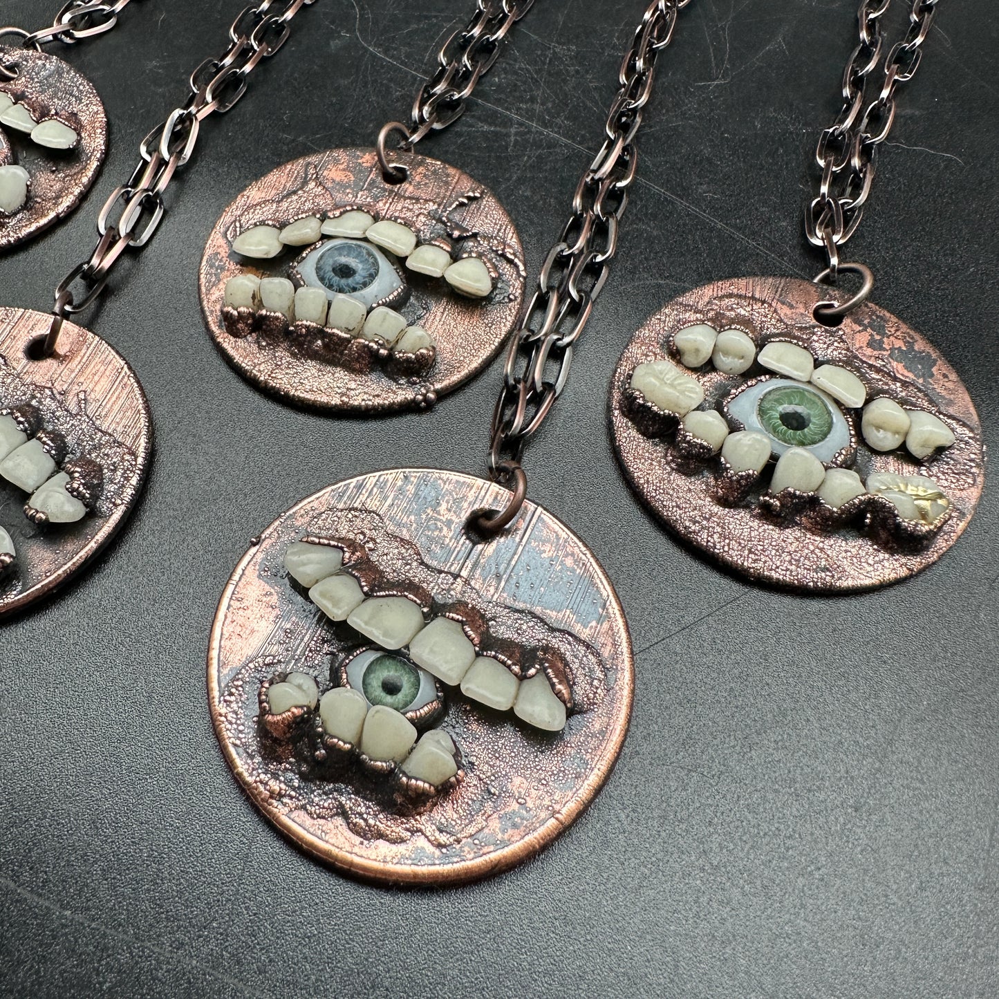 Seers ~ Tooth & Eye Copper Medallion