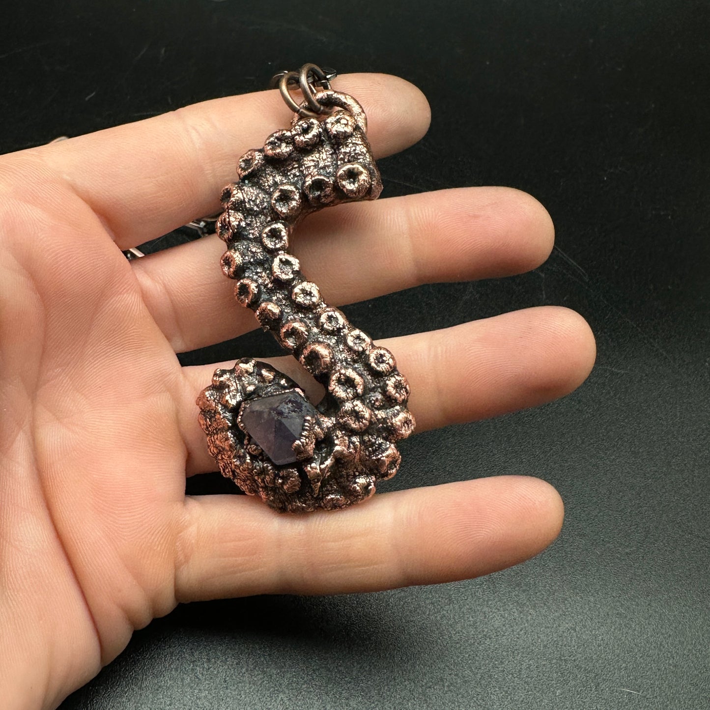 Kraken ~ Tentacle With Amethyst