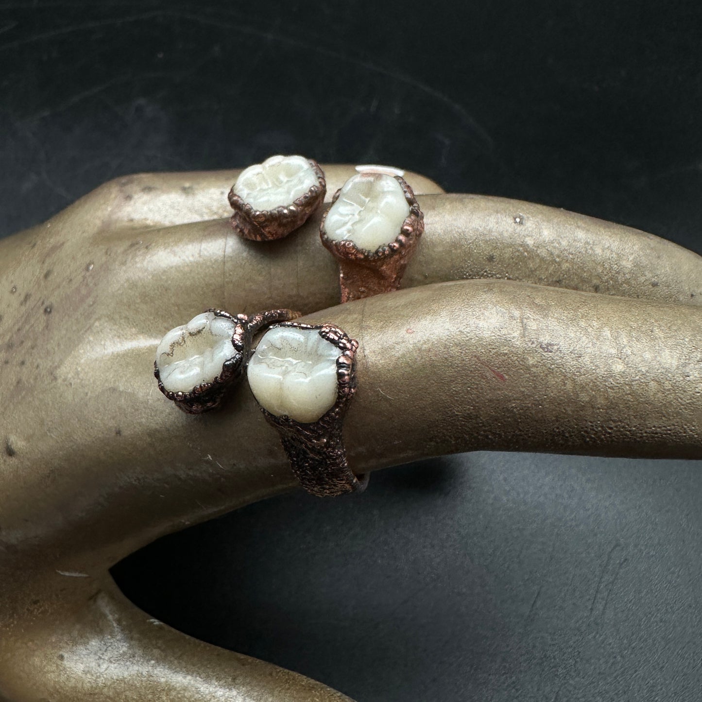 Overbite ~ Teeth Ring ~ Copper Electroformed