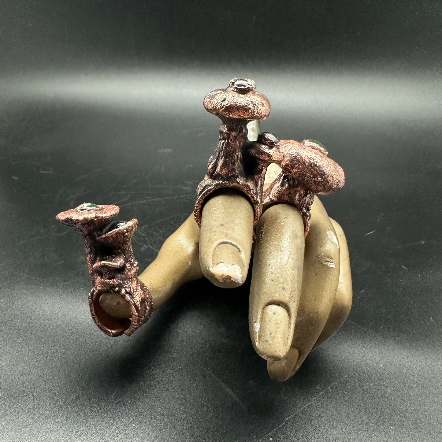 Mushroom Ring ~ Copper Electroformed