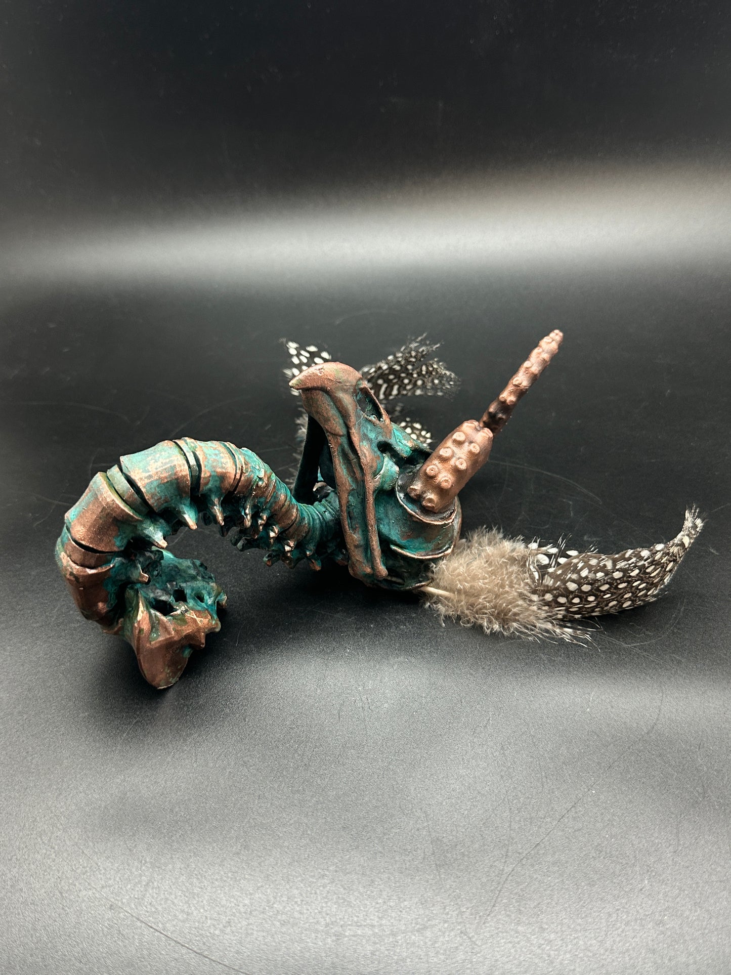Featherhead w/ Tentacle Wall Mount