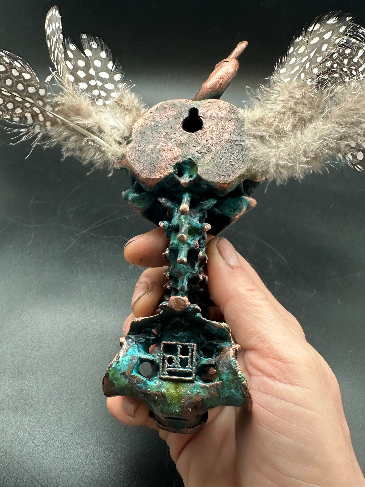 Featherhead w/ Tentacle Wall Mount